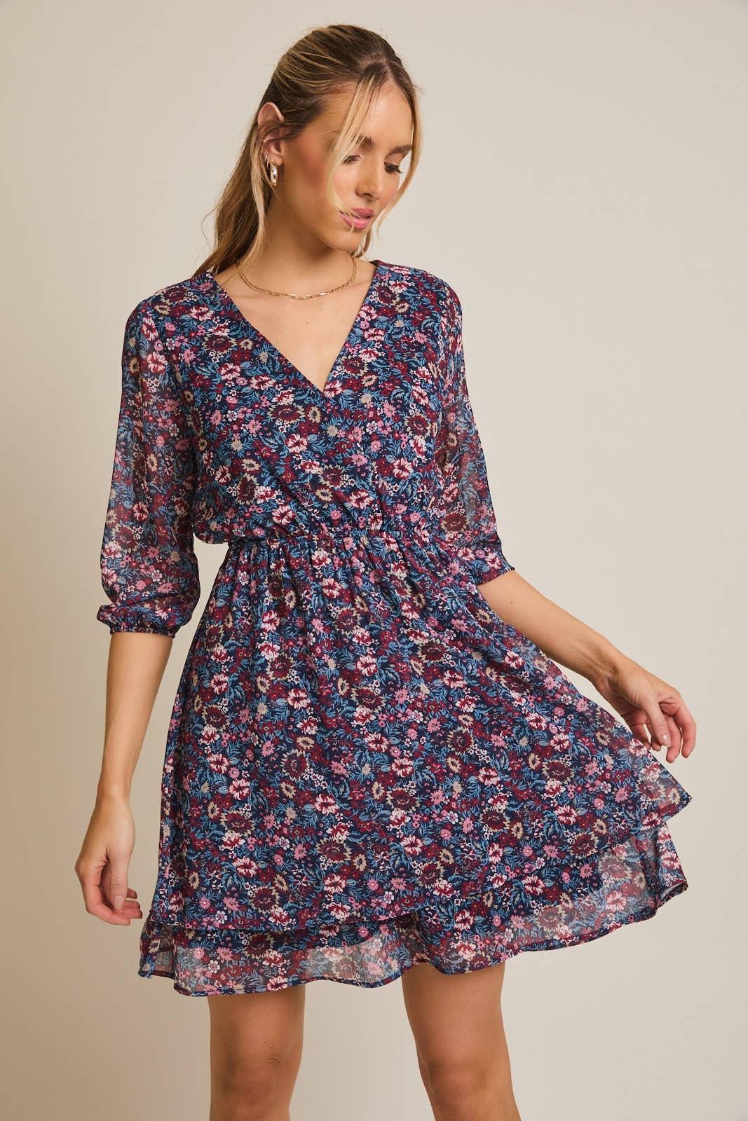 Midnight Blooms Dress