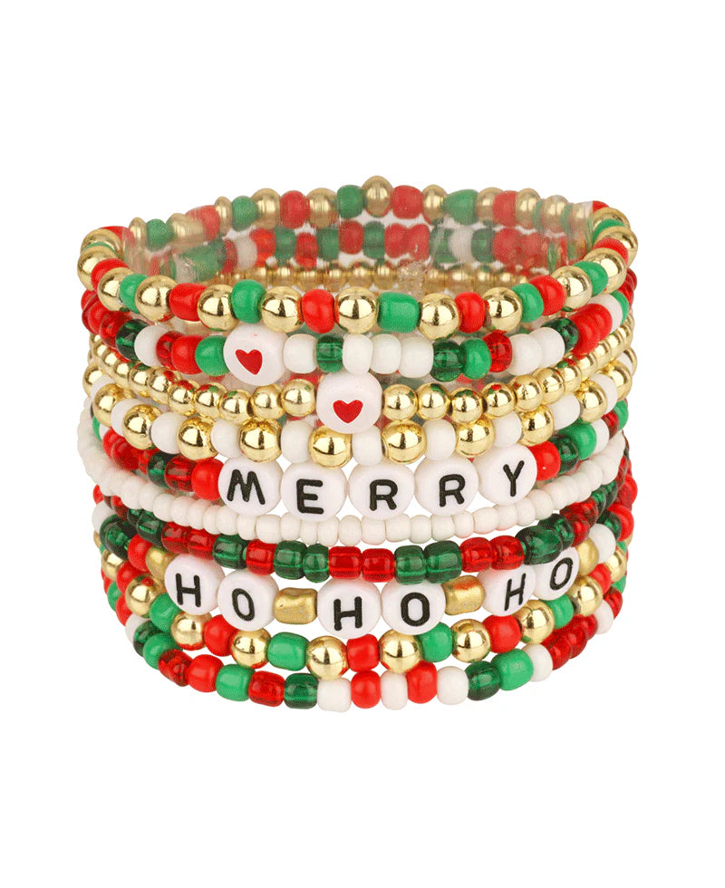 Merry Messages Bracelet Stack