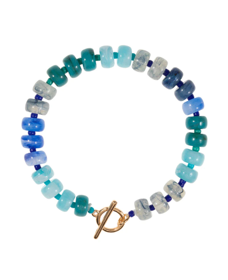 Blue Mix Gemstone Bracelet
