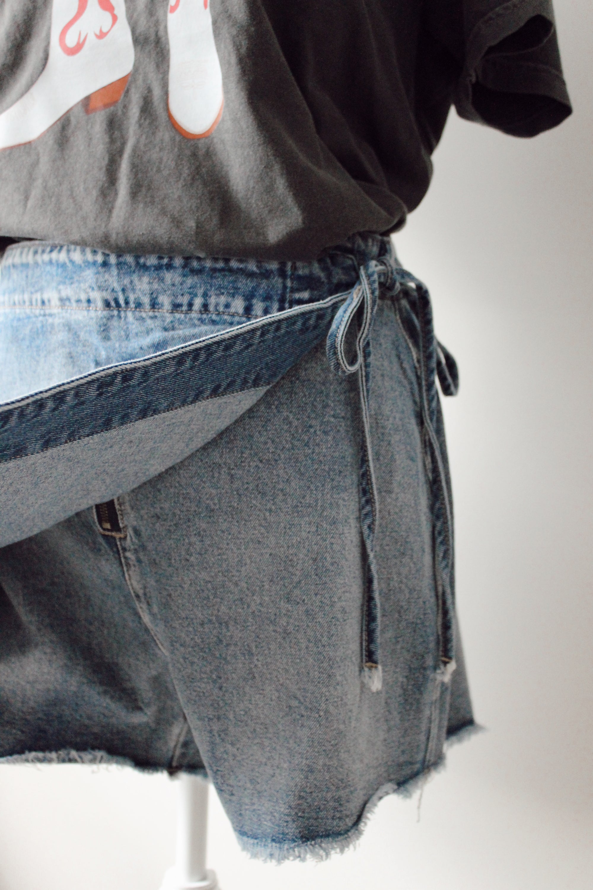 Booked & Busy Denim Skort