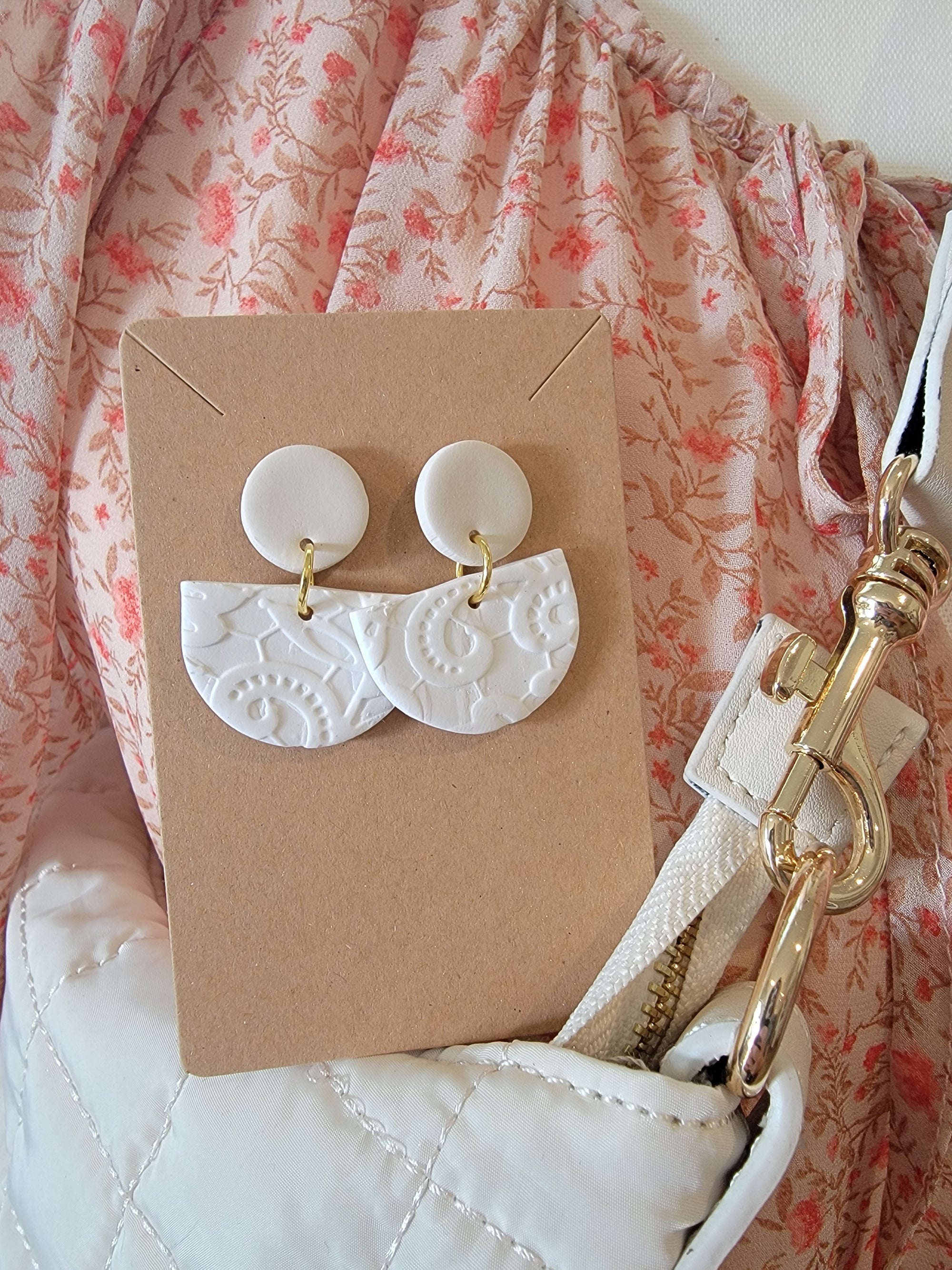 Neutral Lace Mini Dangles