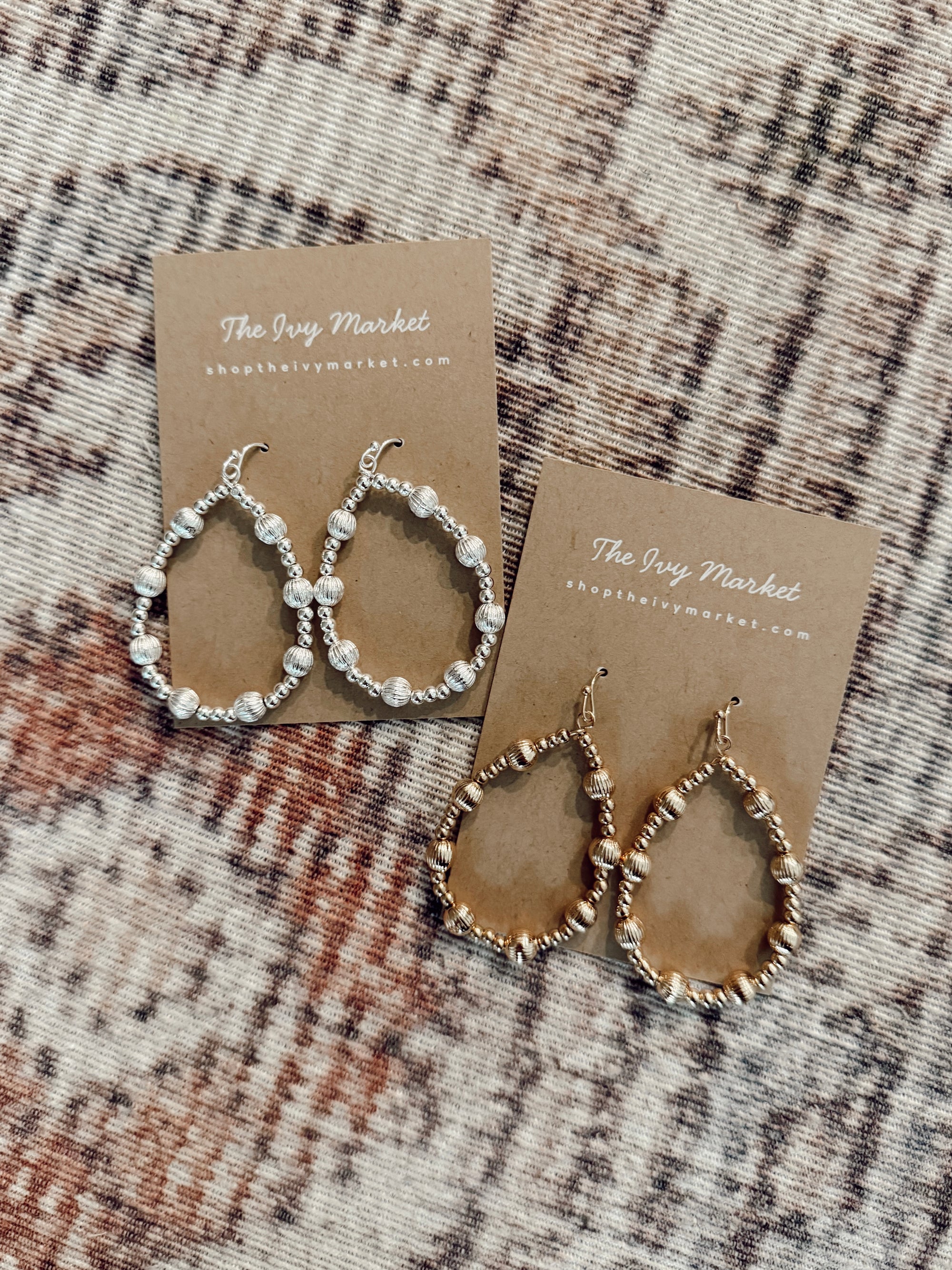 Texture Teardrop Earrings