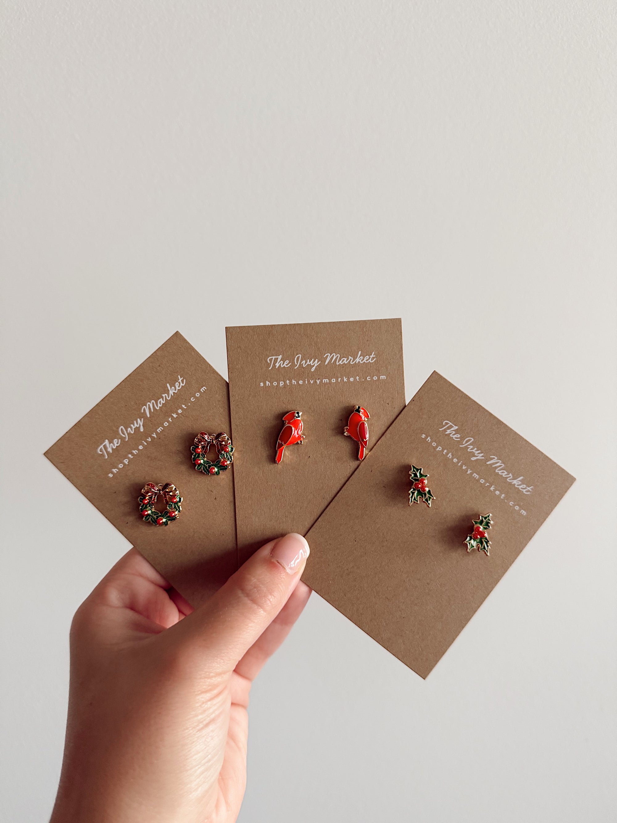 Christmas Spirit Stud Earrings