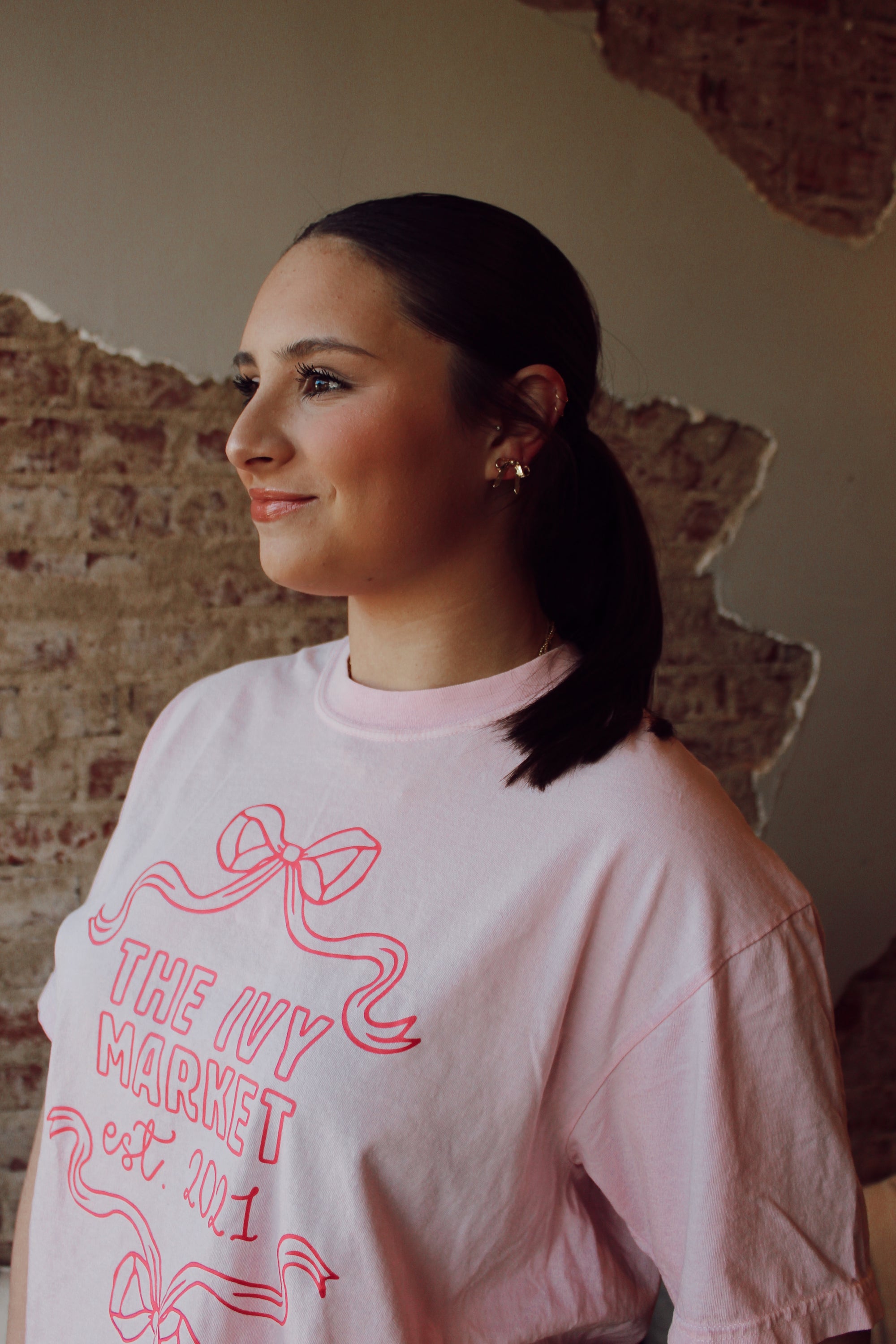 The Ivy Market Bows Tee