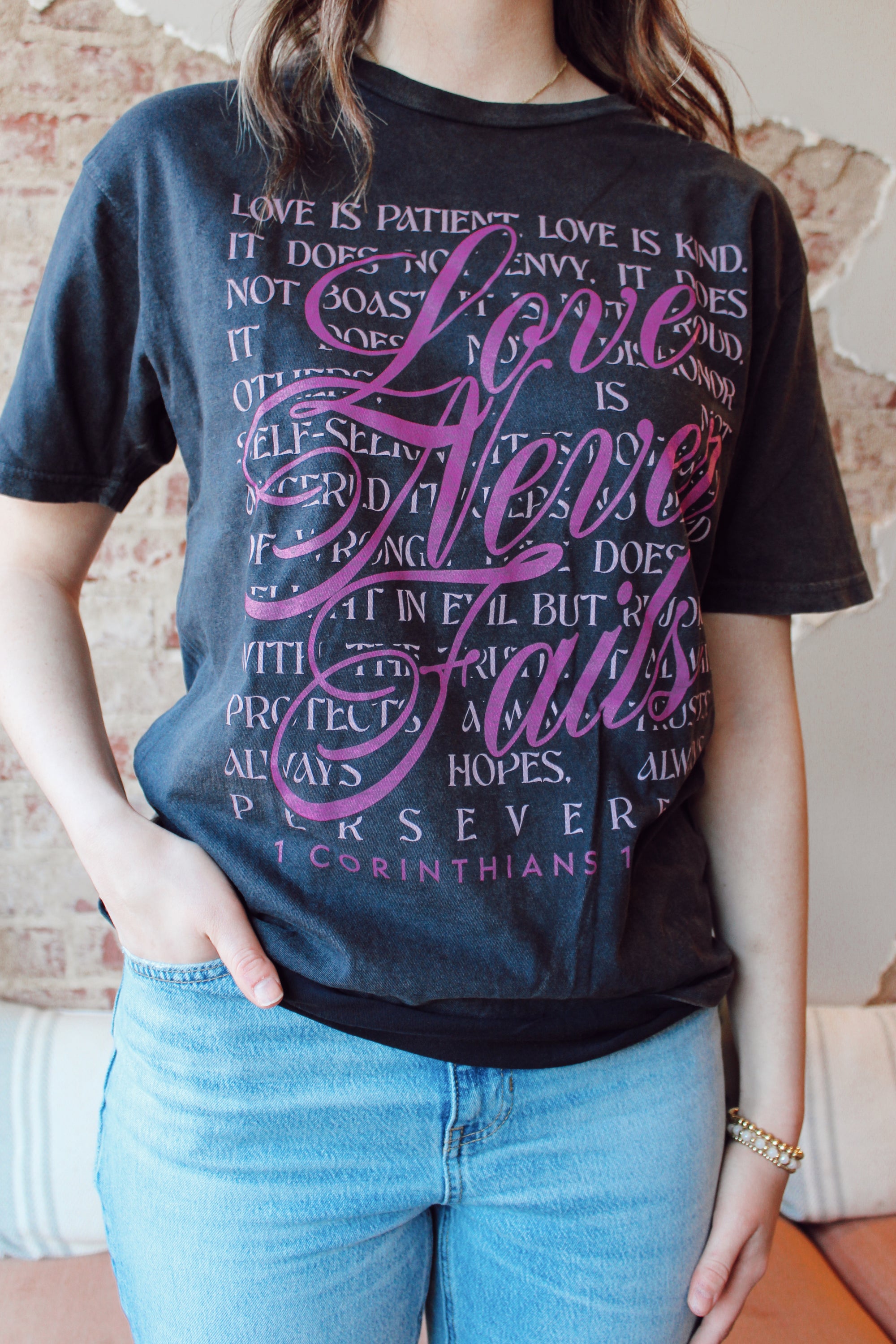 Love Never Fails Tee