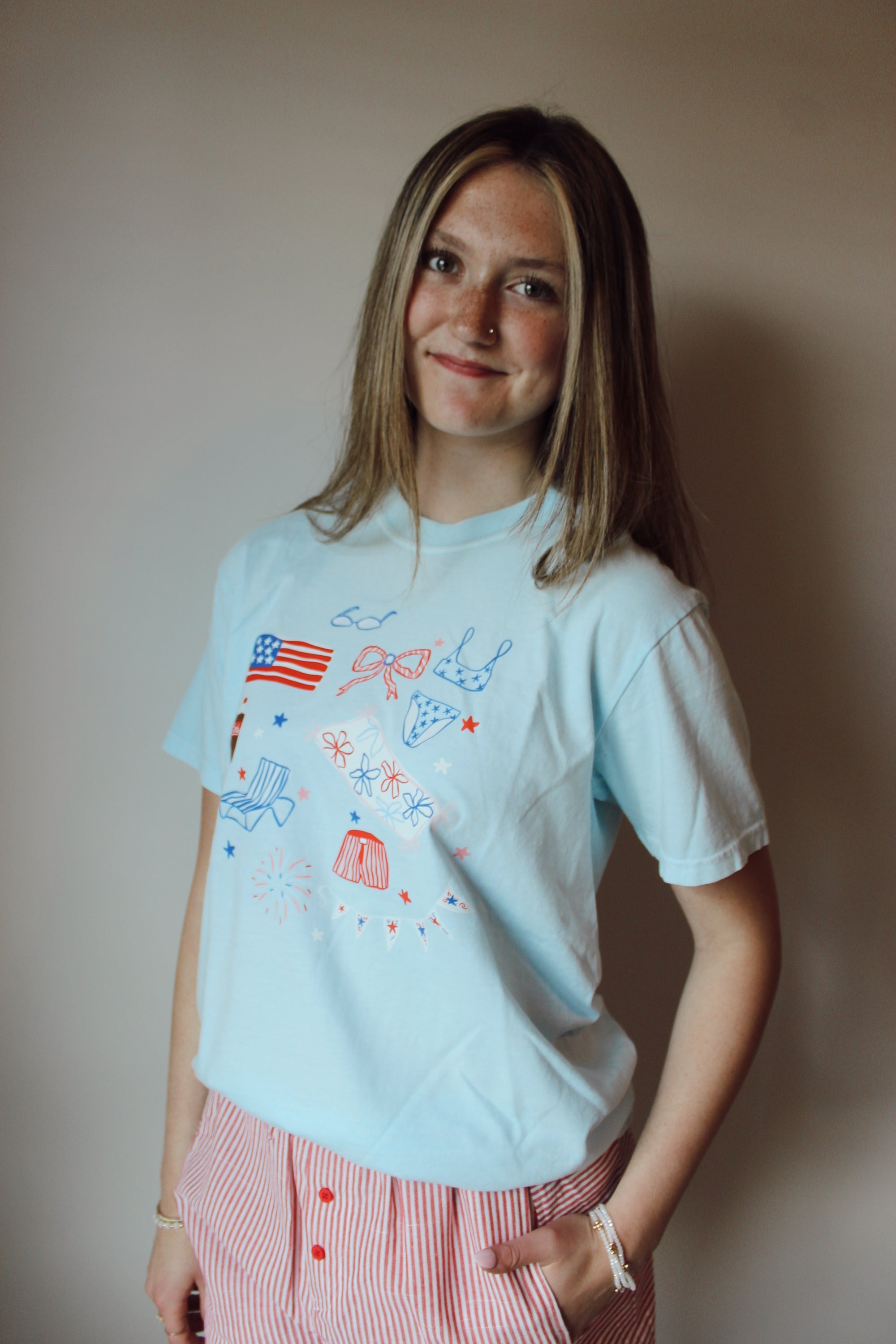 Patriotic Pool Day Tee