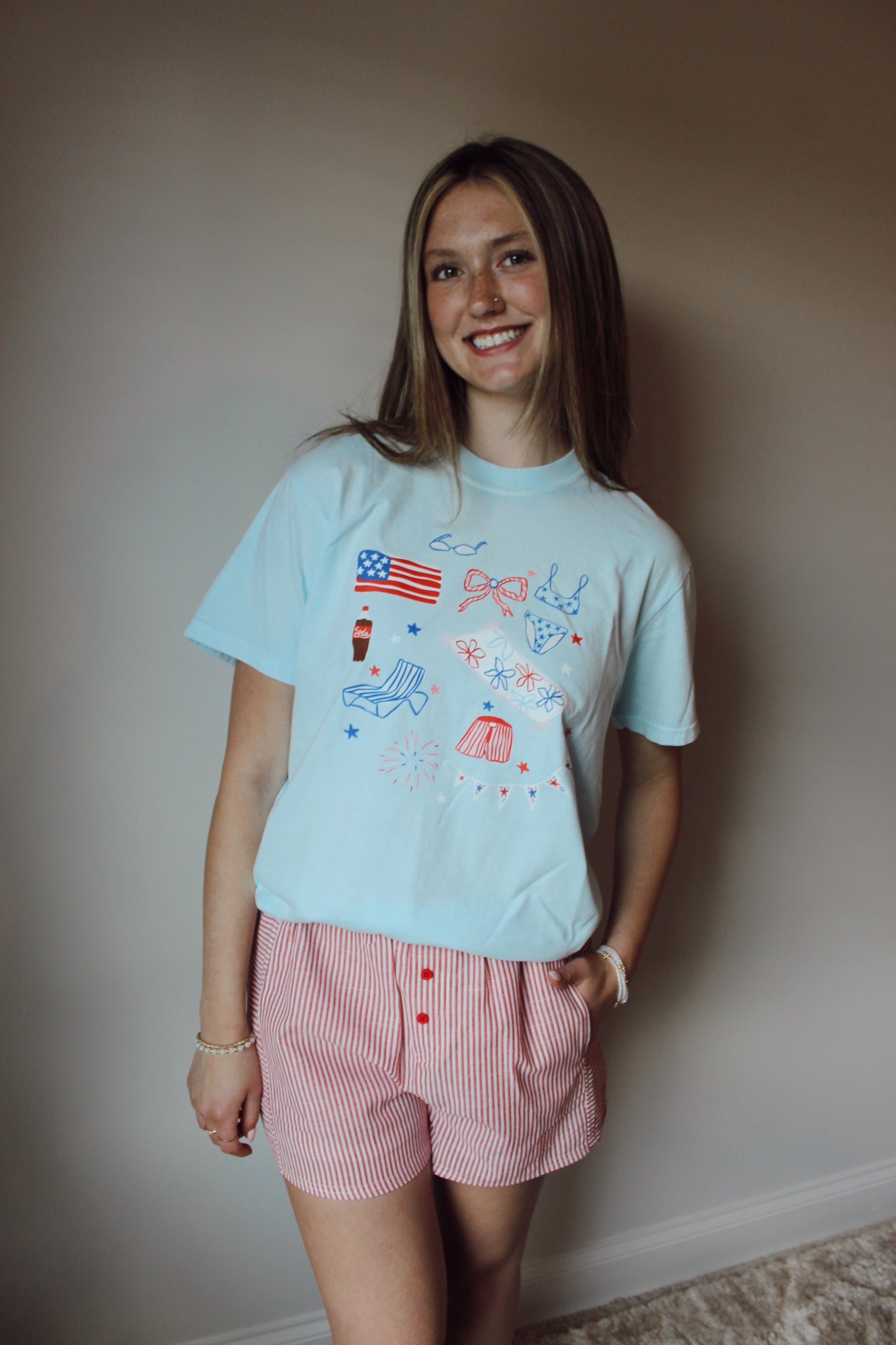 Patriotic Pool Day Tee