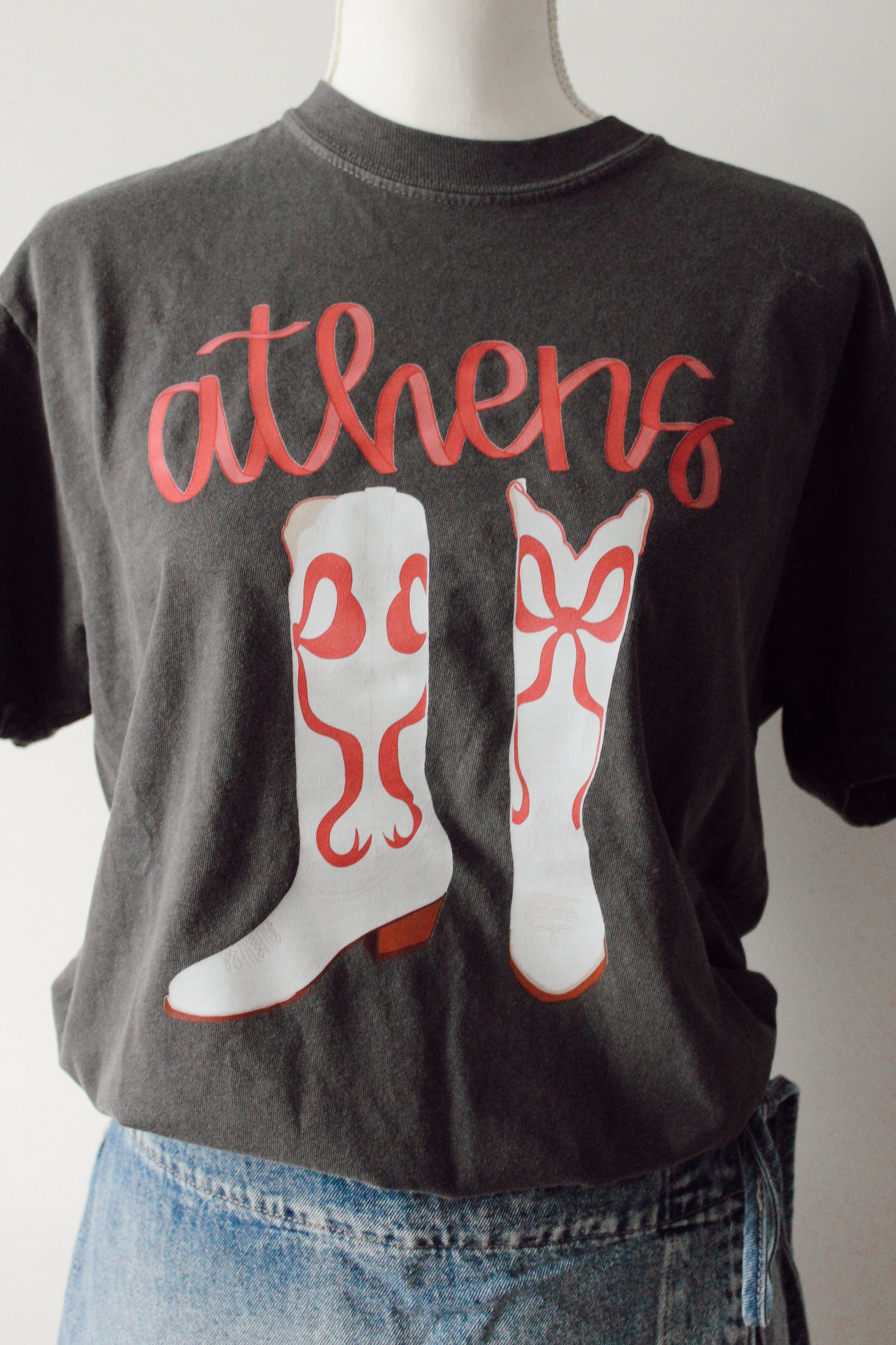 Athens Game Day Boots Tee