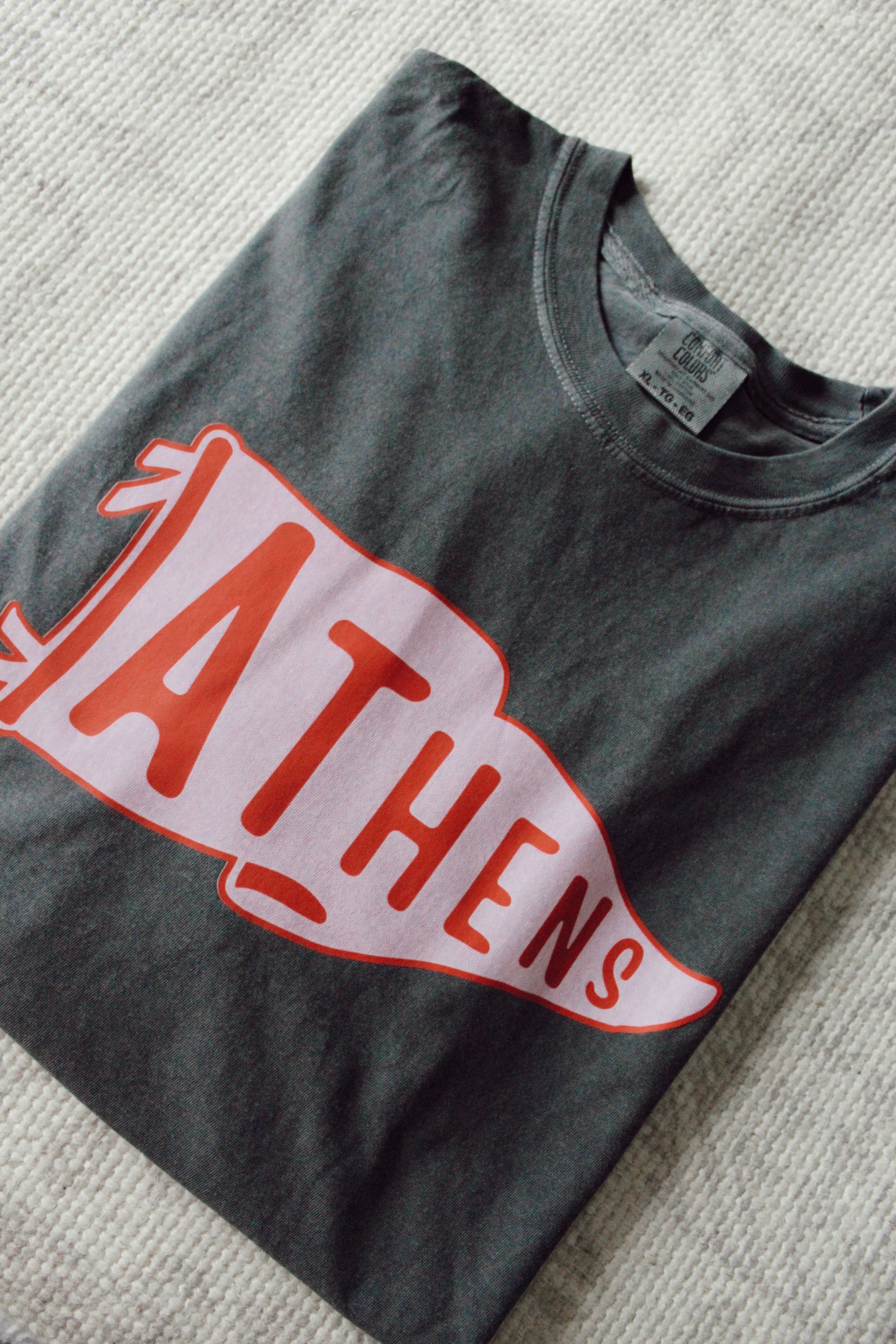 Athens Pink Pennant Tee