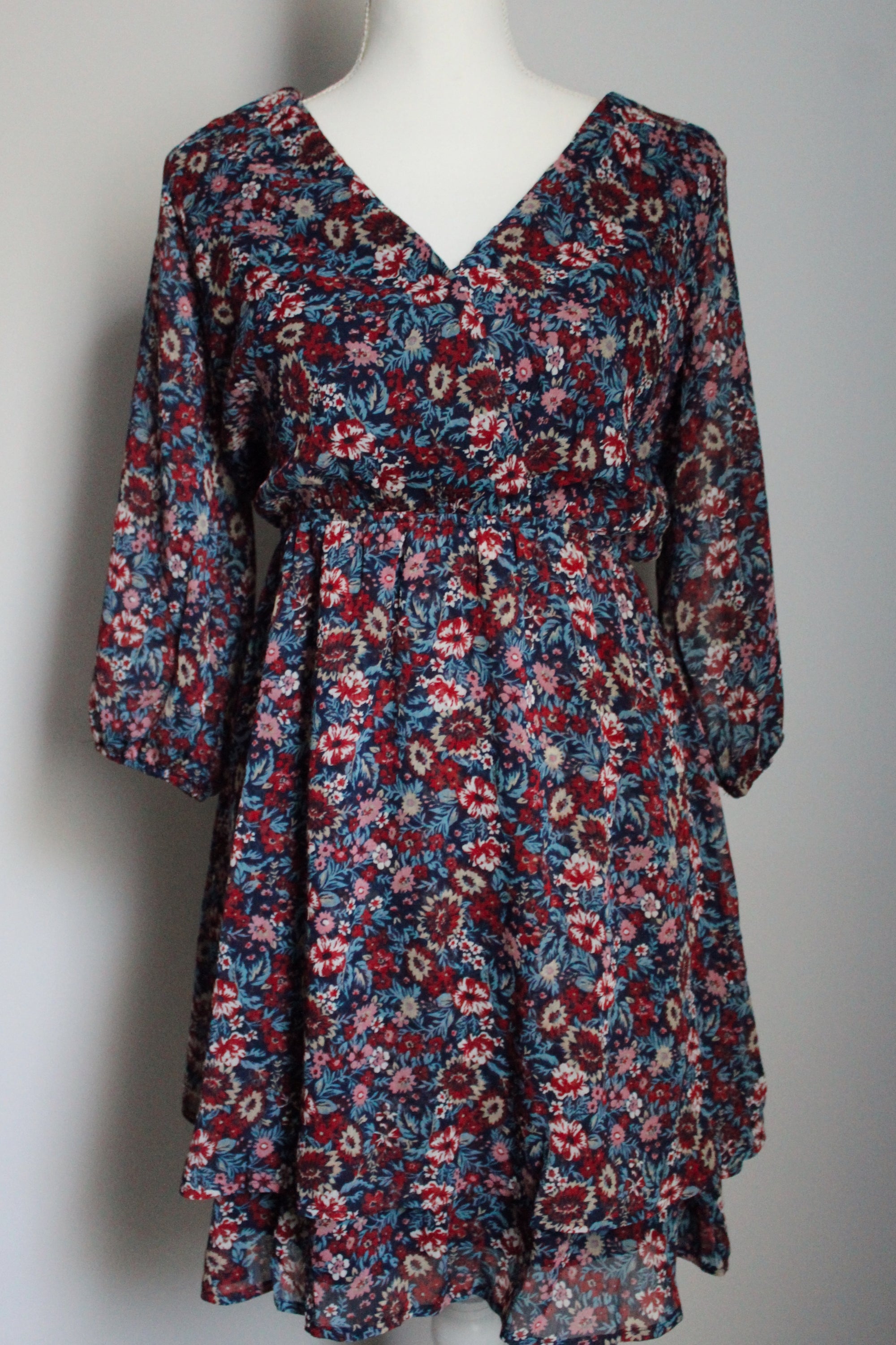 Midnight Blooms Dress