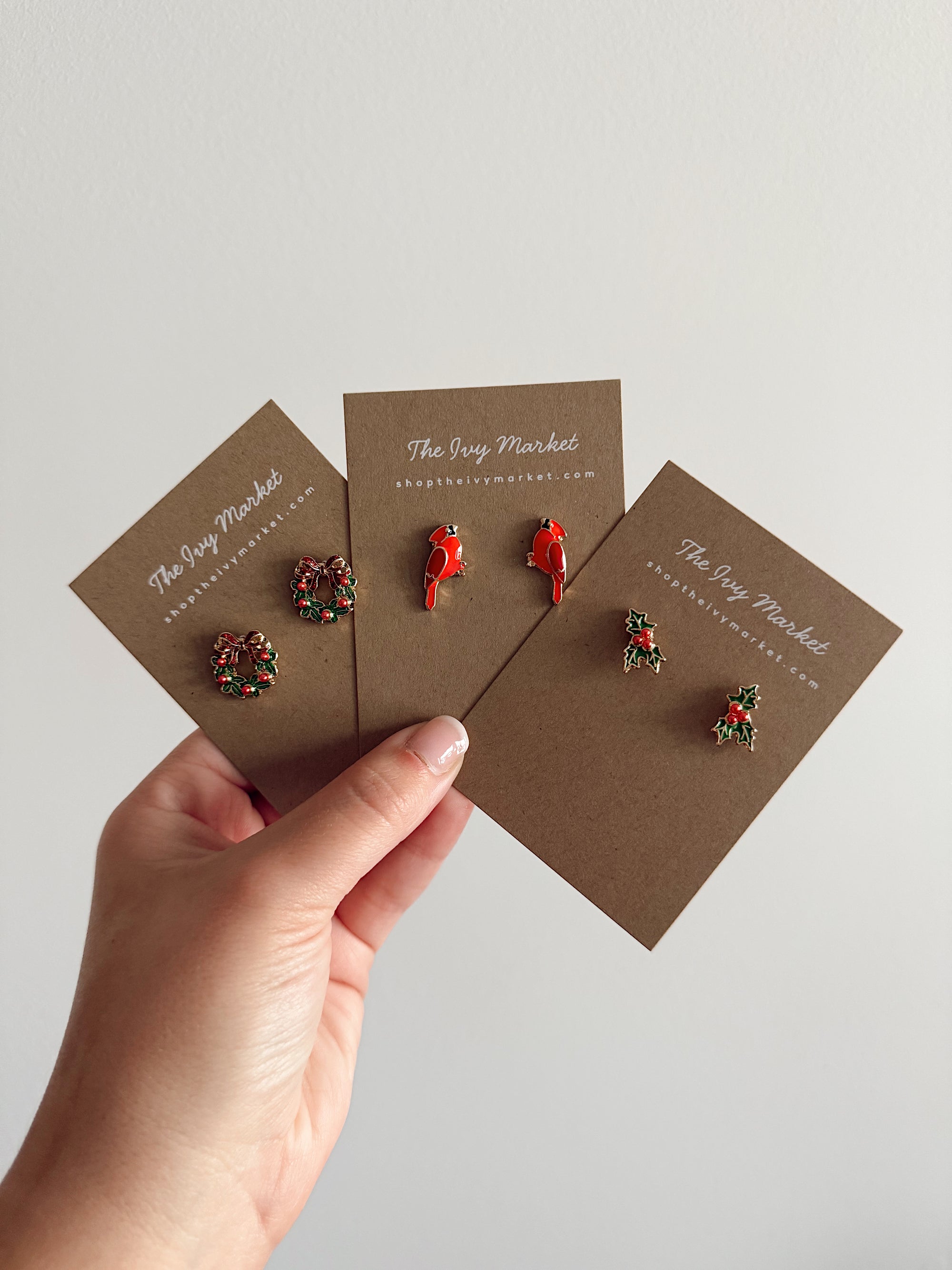 Christmas Spirit Stud Earrings