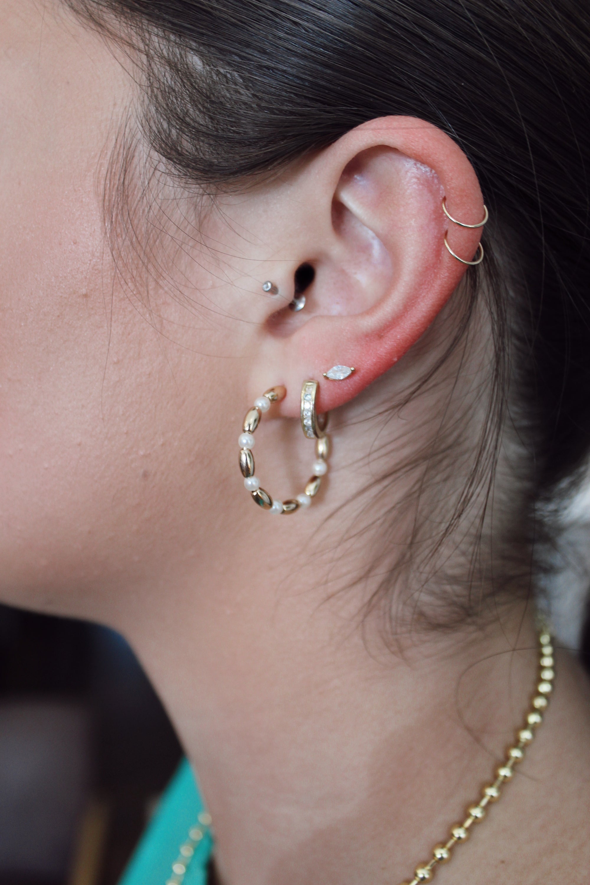 Mix Up Mini Hoop Earrings