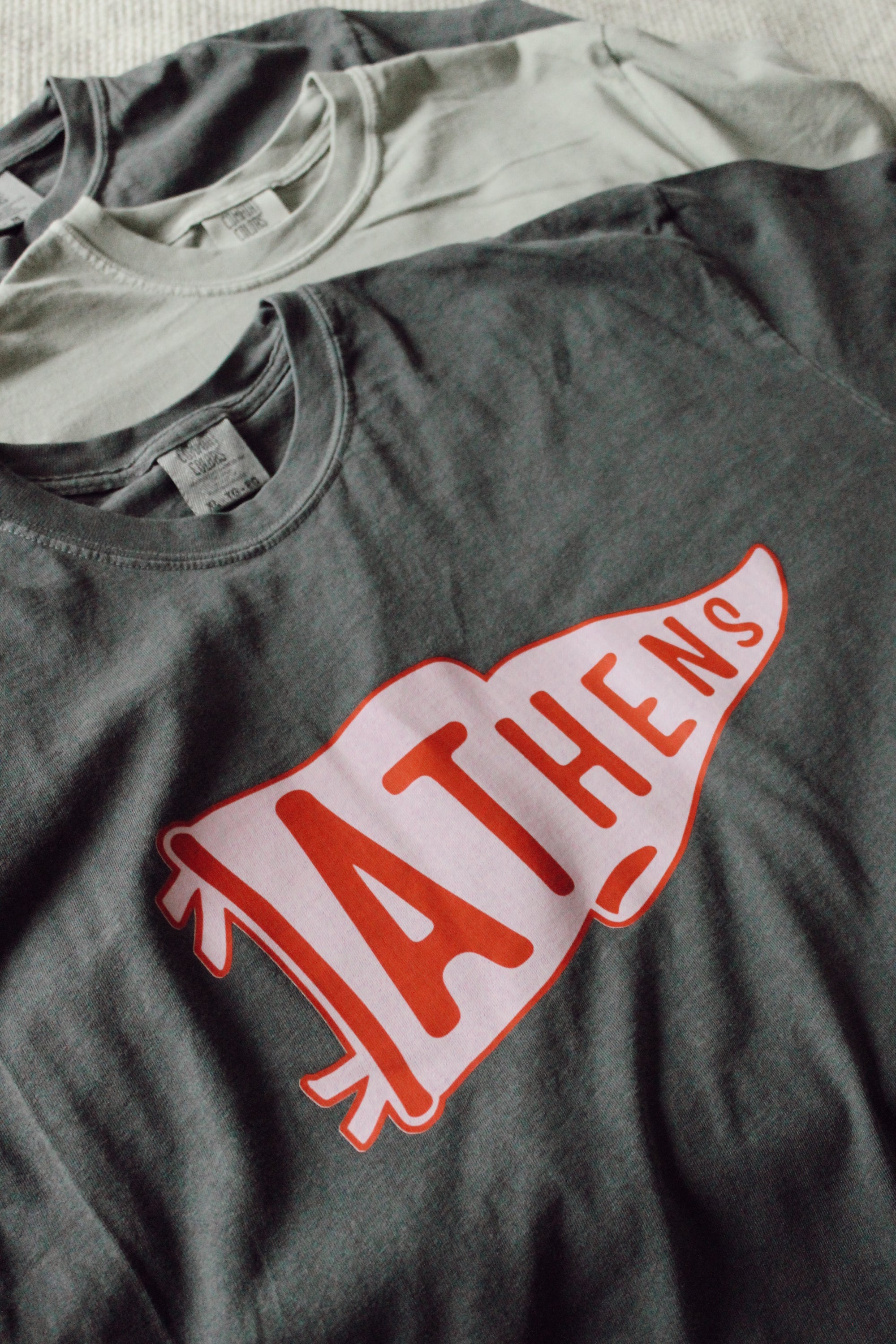 Athens Pink Pennant Tee