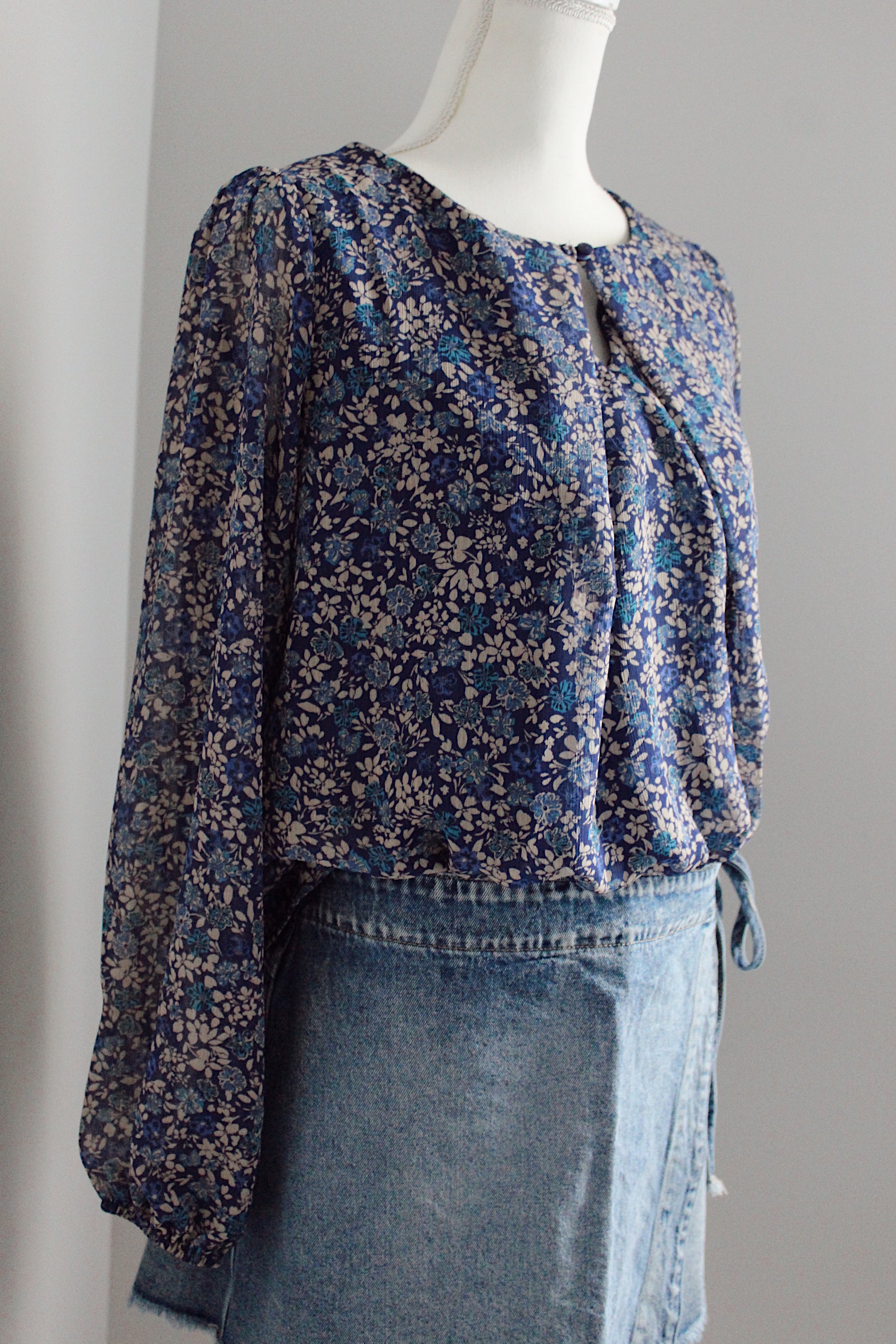 Autumn Meadow Floral Top