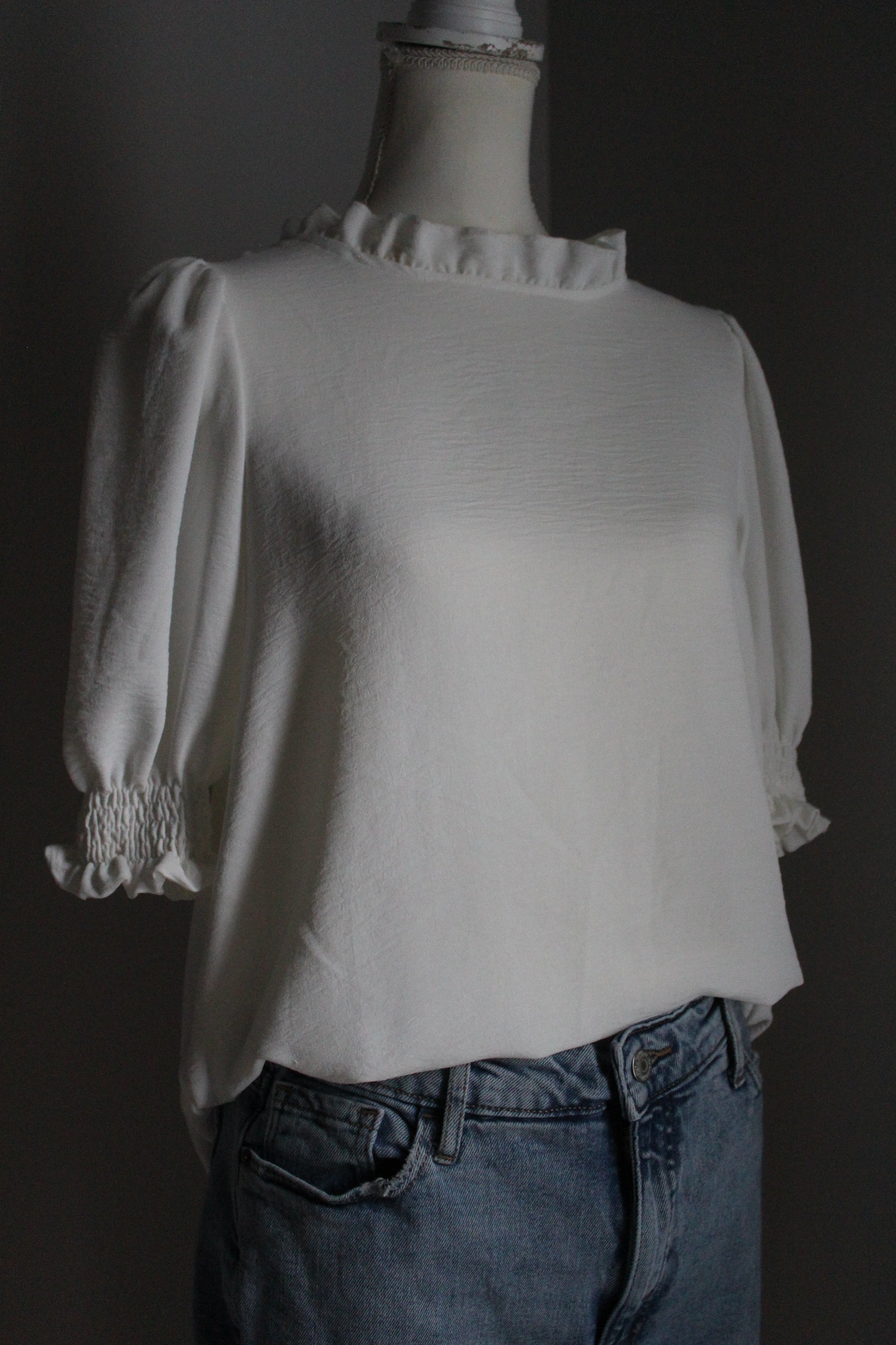 Charlotte Ruffle Sleeve Blouse