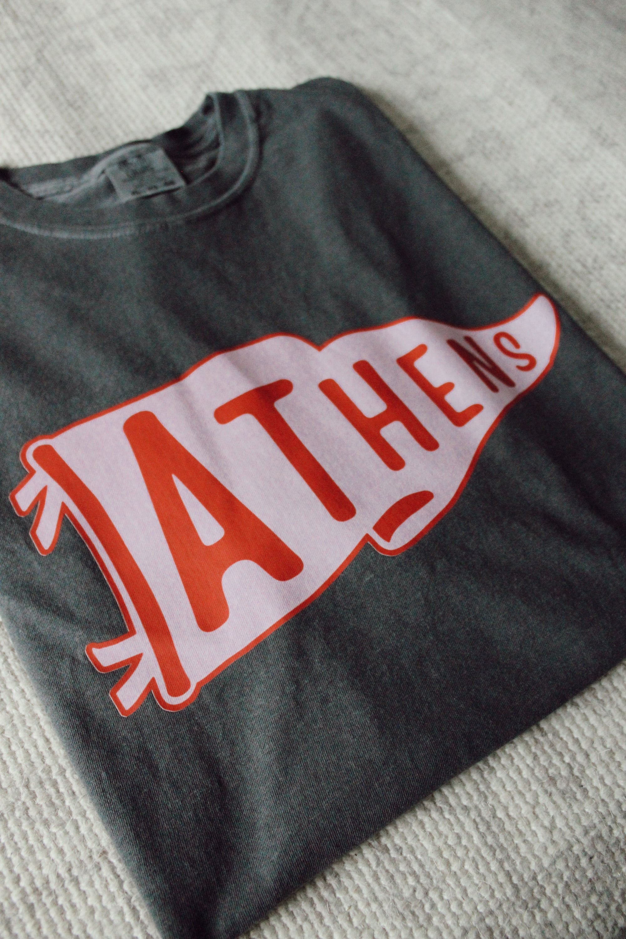 Athens Pink Pennant Tee