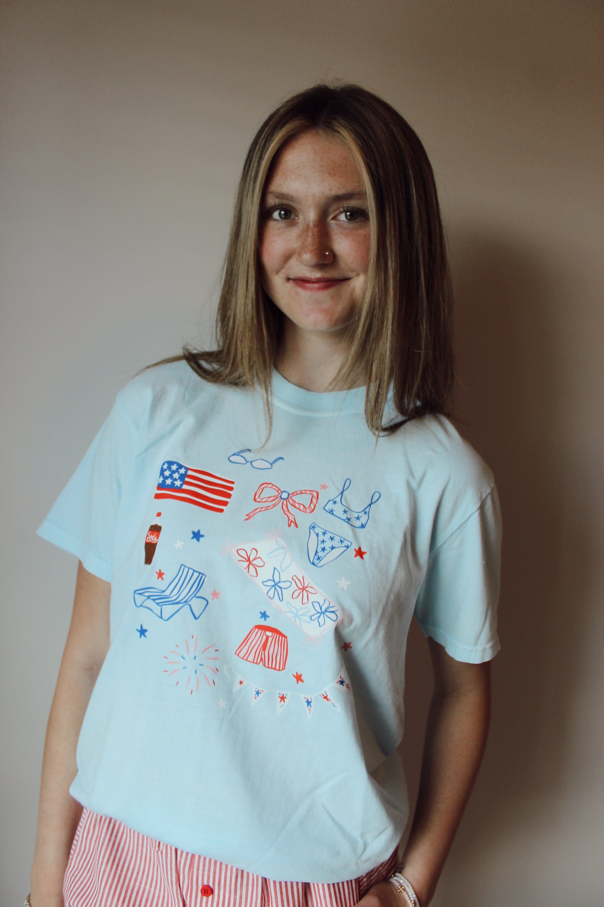 Patriotic Pool Day Tee