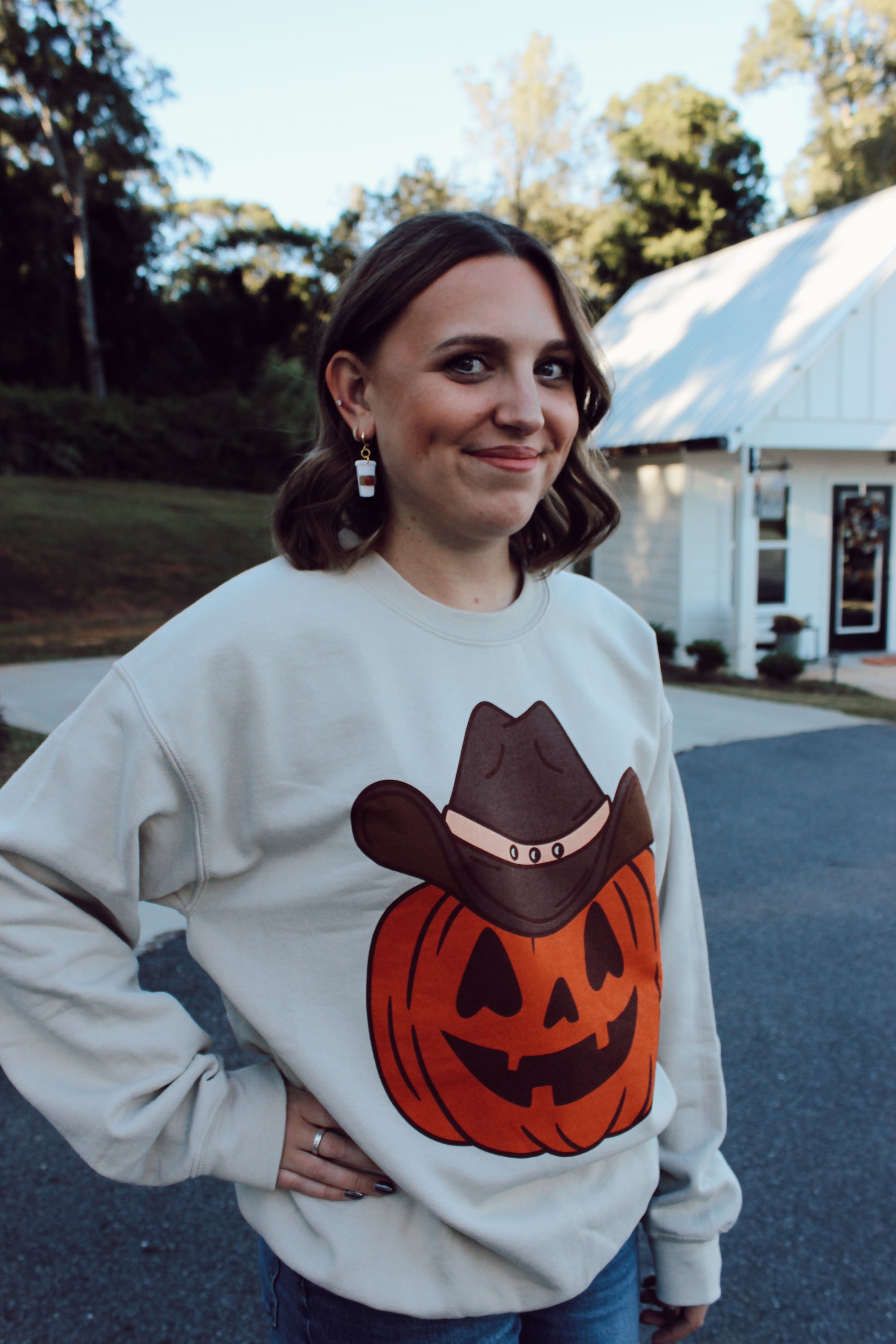 Howdy Pumpkin Crewneck