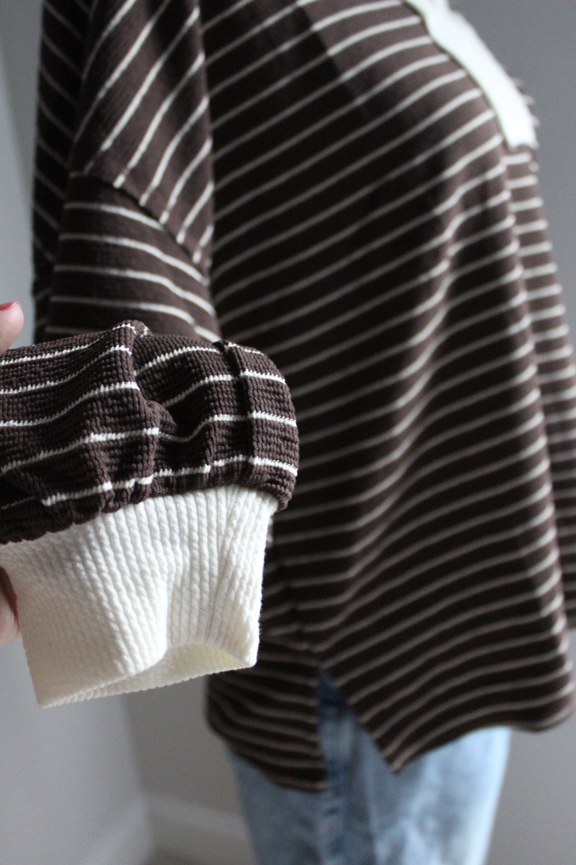 Jane Collared Long Sleeve Top