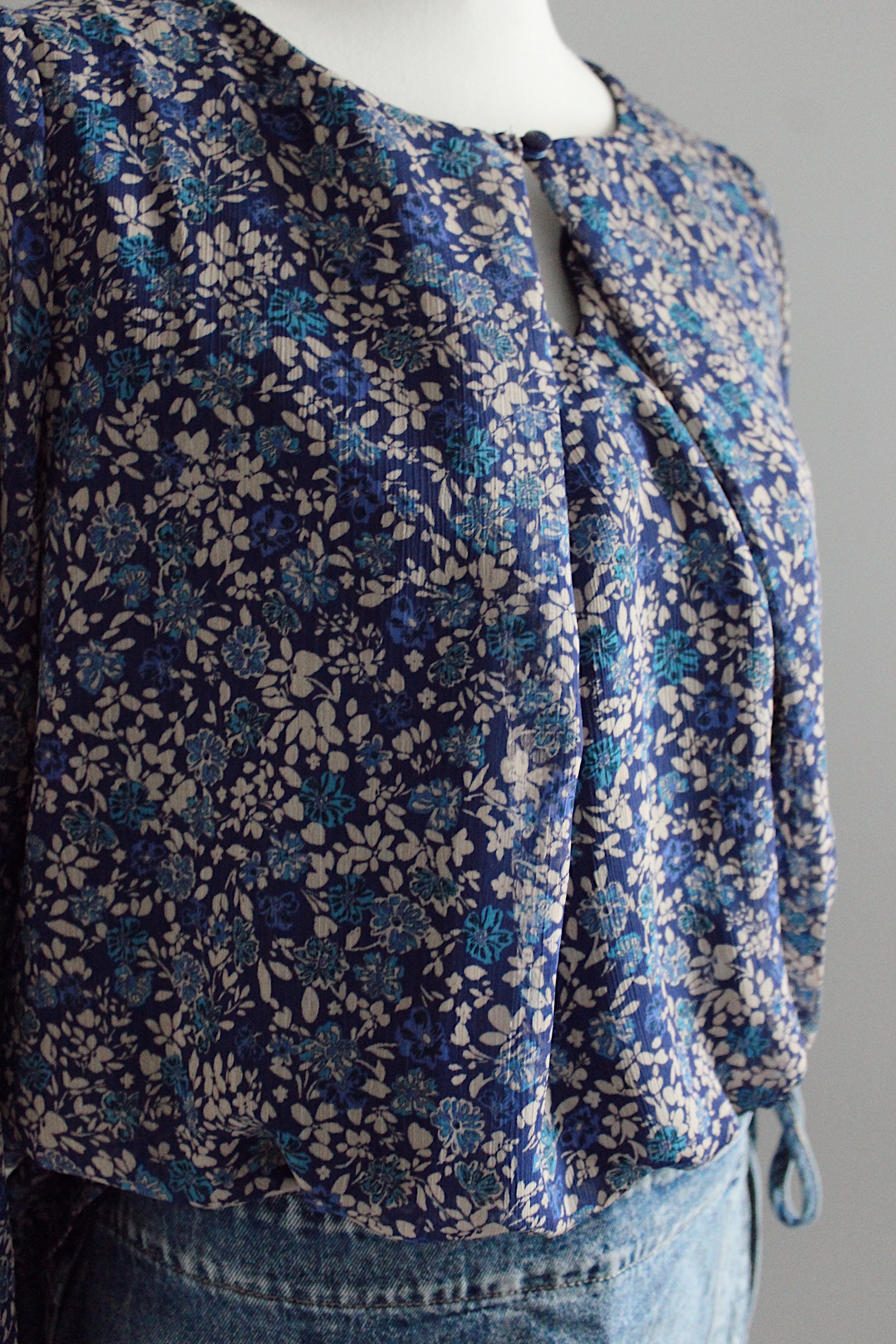 Autumn Meadow Floral Top