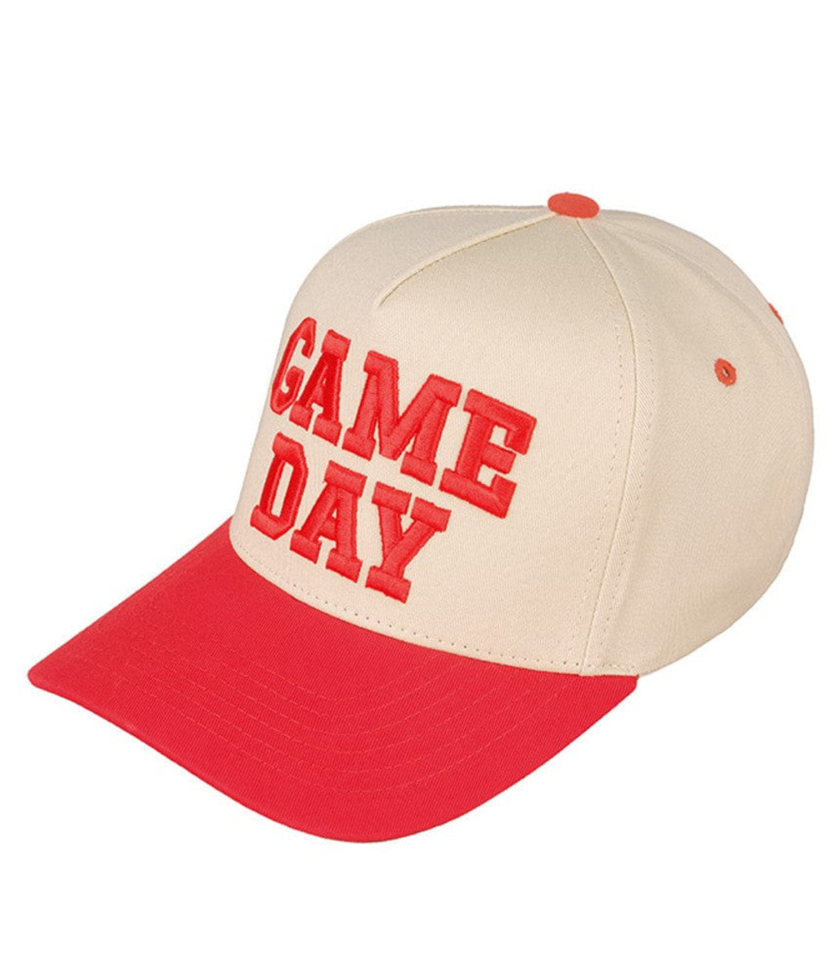 Game Day Embroidered Hat / Red