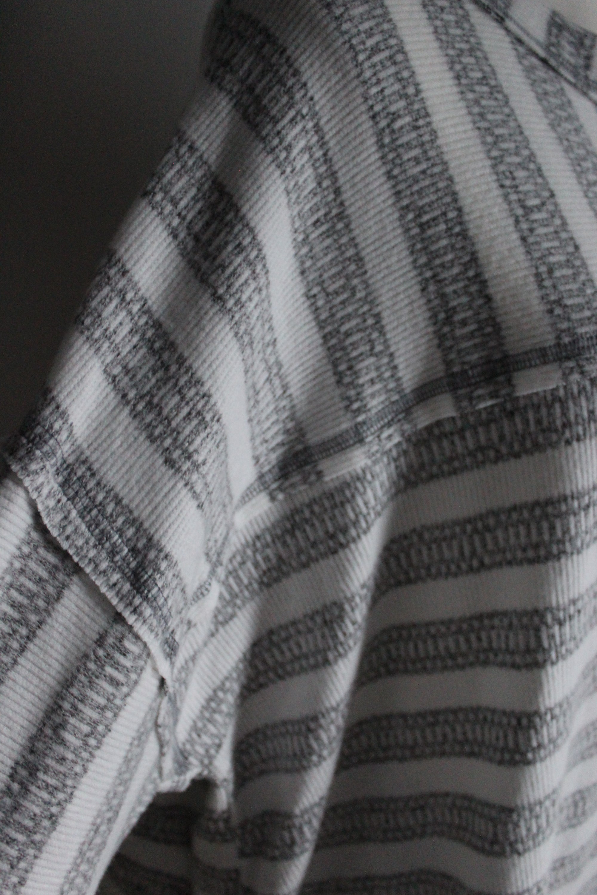 Sadie Raw Hem Striped Top