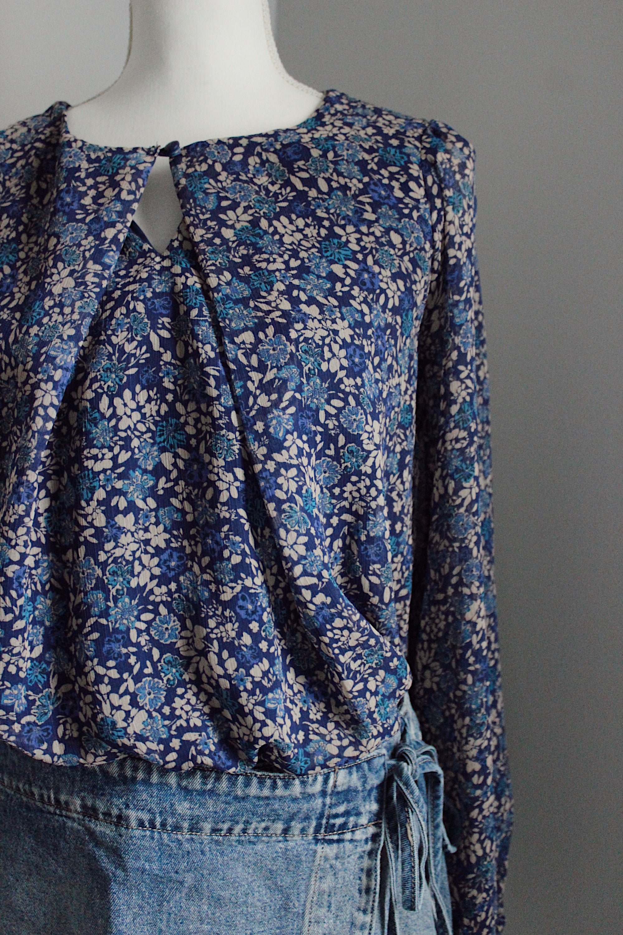 Autumn Meadow Floral Top