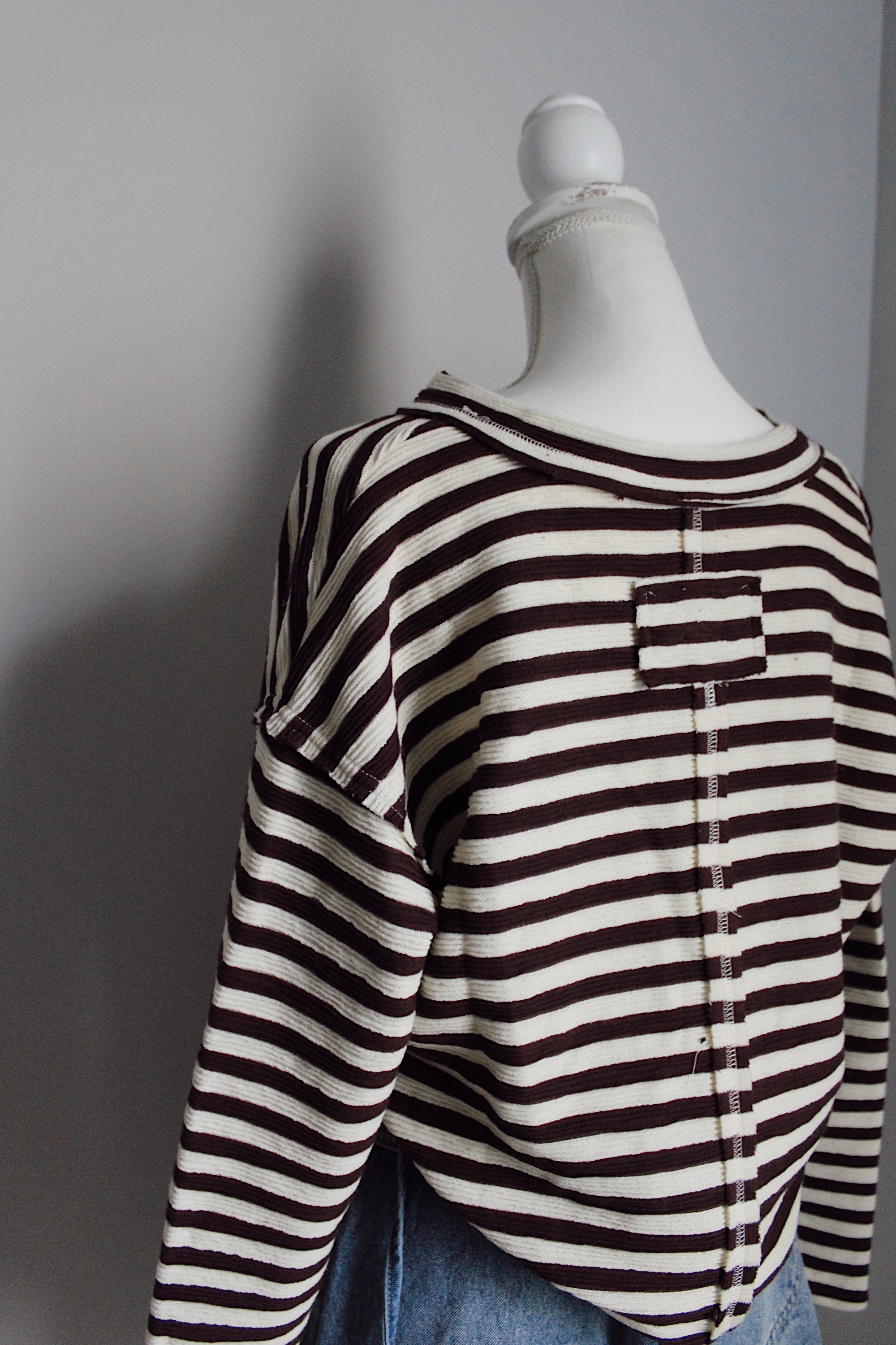 Cabin Weekend Striped Top