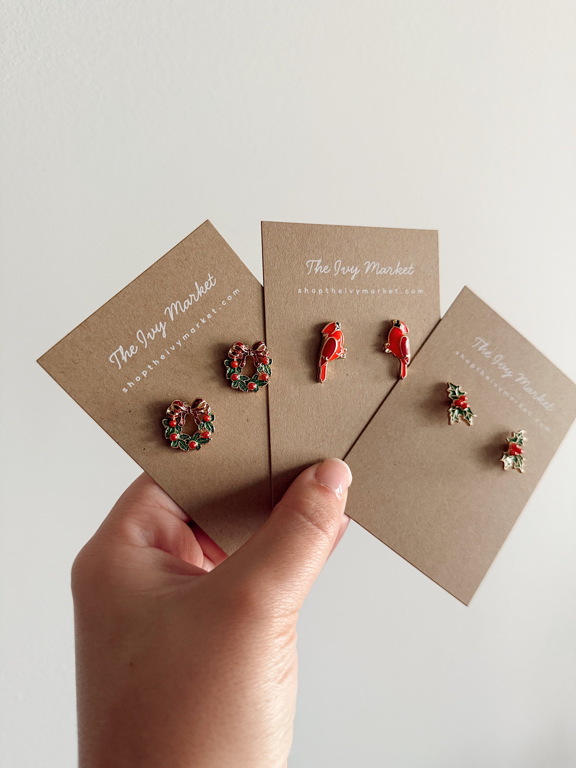 Christmas Spirit Stud Earrings