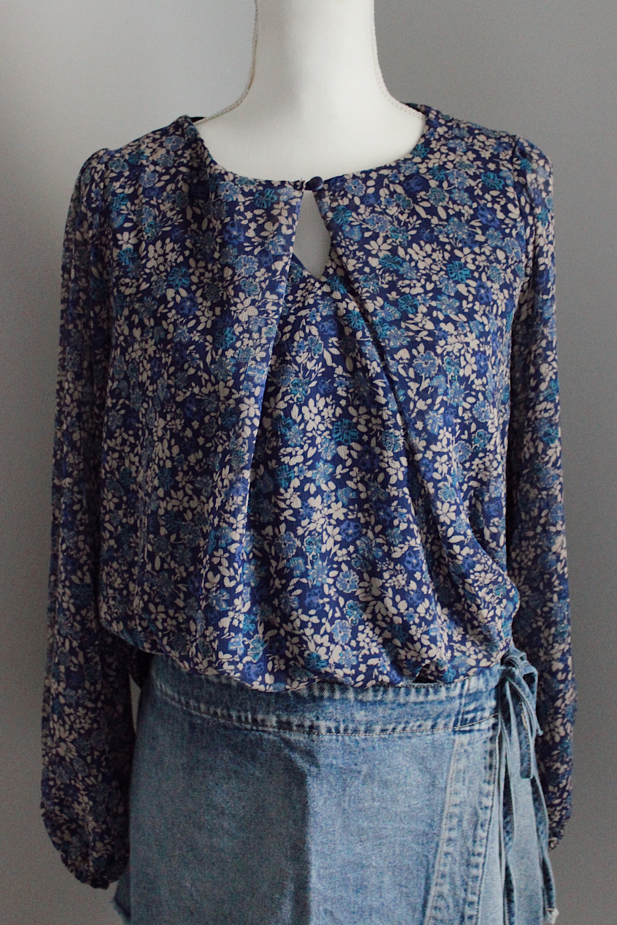 Autumn Meadow Floral Top