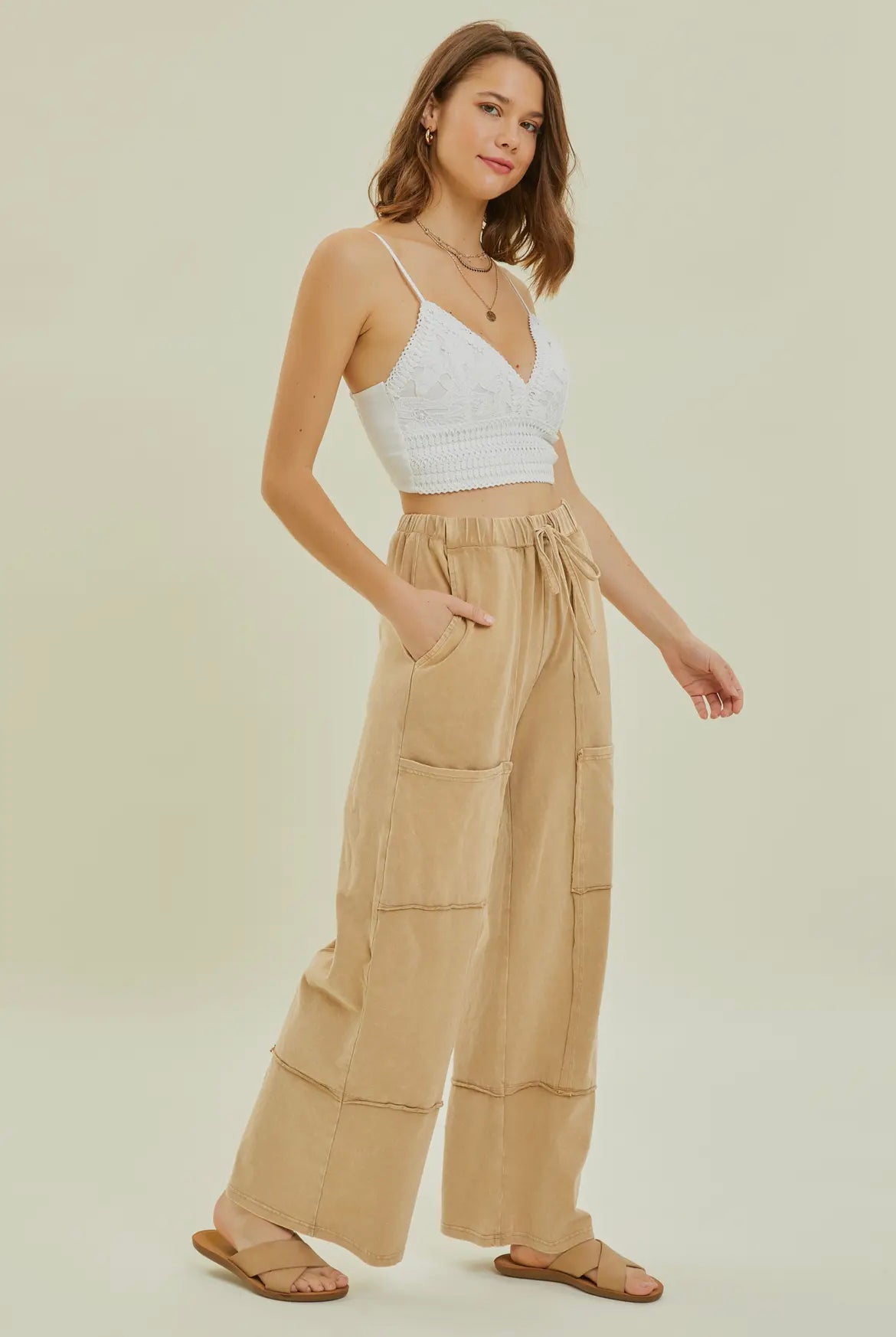 Speed Date Wide Leg Pants