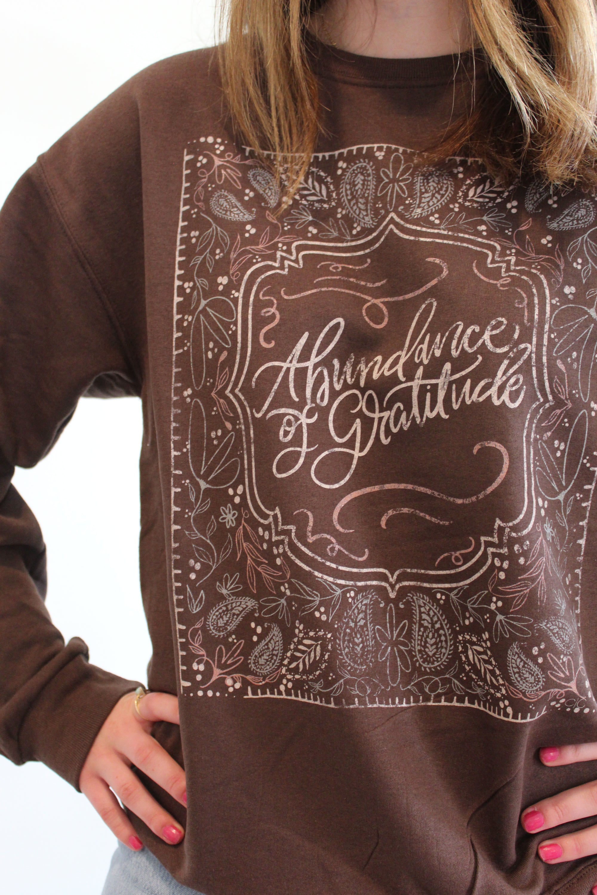 Abundance Of Gratitude Crewneck