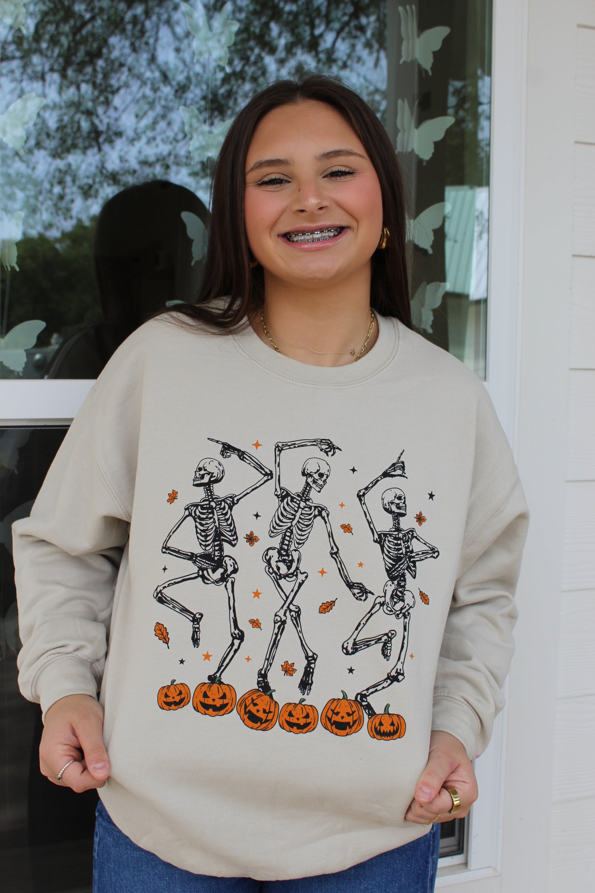 Dancing Skeletons Crewneck