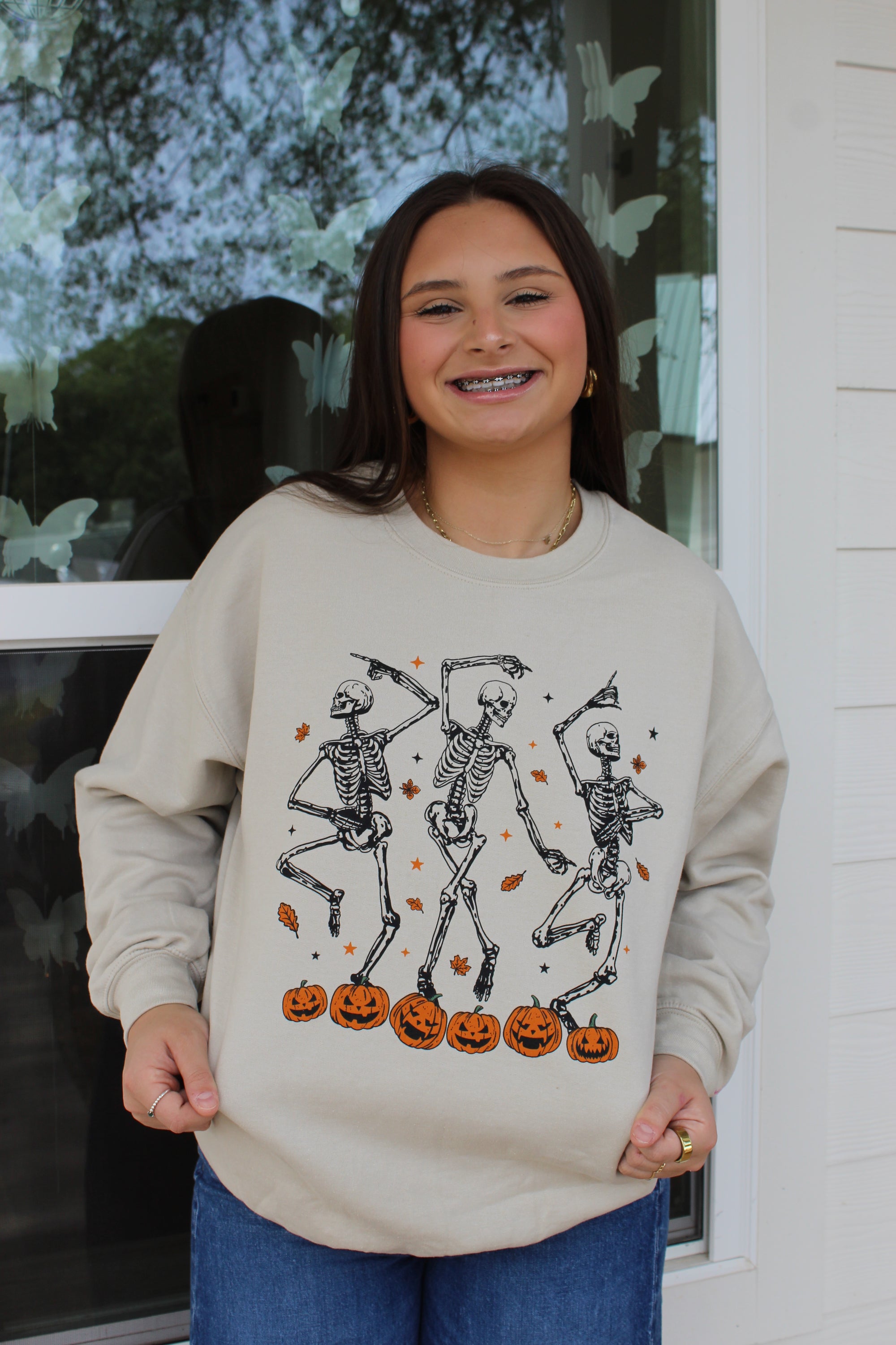 Dancing Skeletons Crewneck