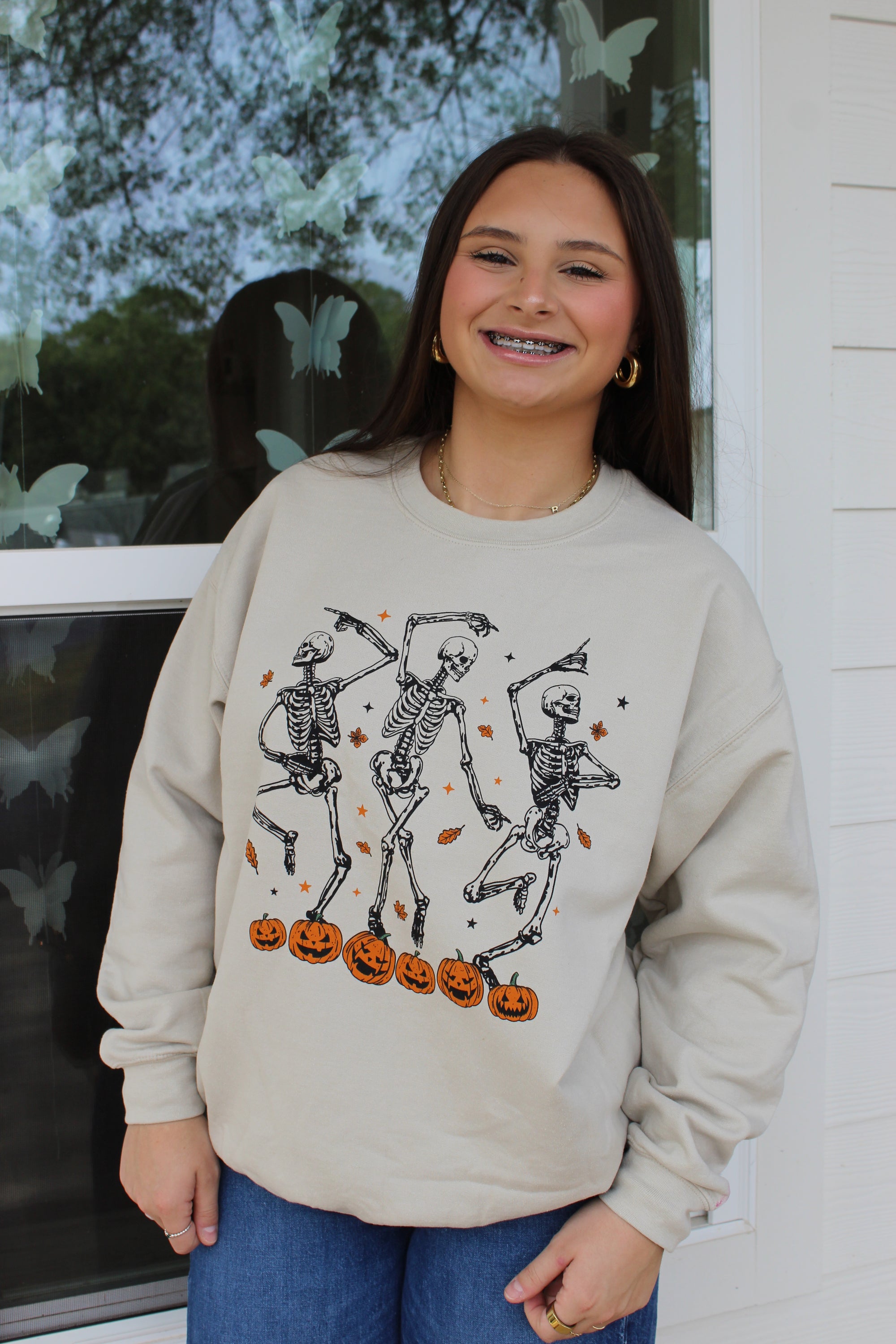 Dancing Skeletons Crewneck