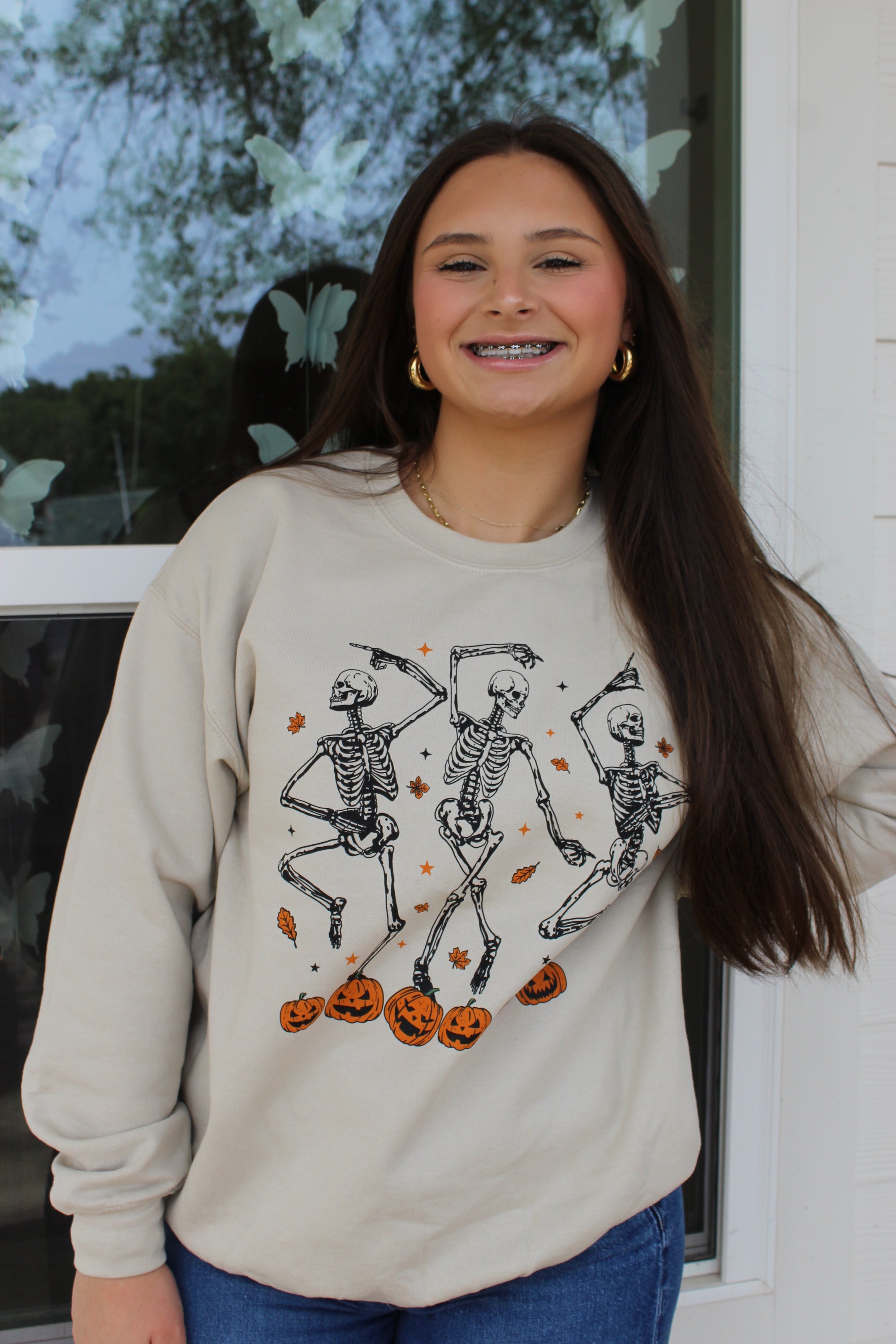 Dancing Skeletons Crewneck