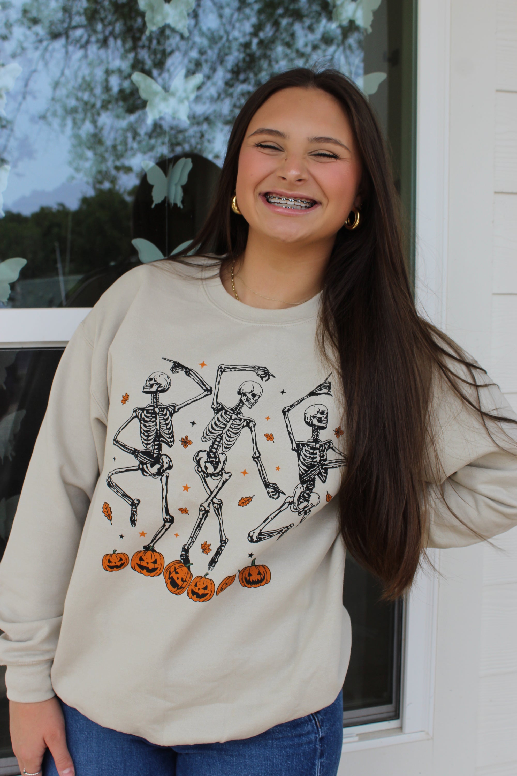 Dancing Skeletons Crewneck