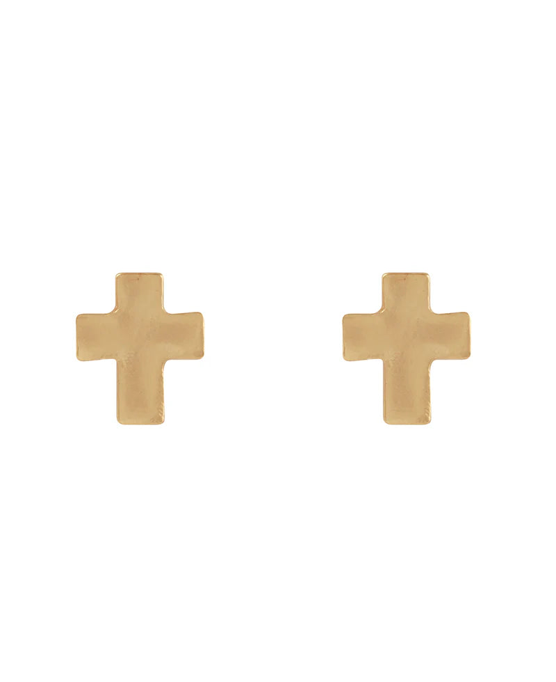 Cross Stud Earrings