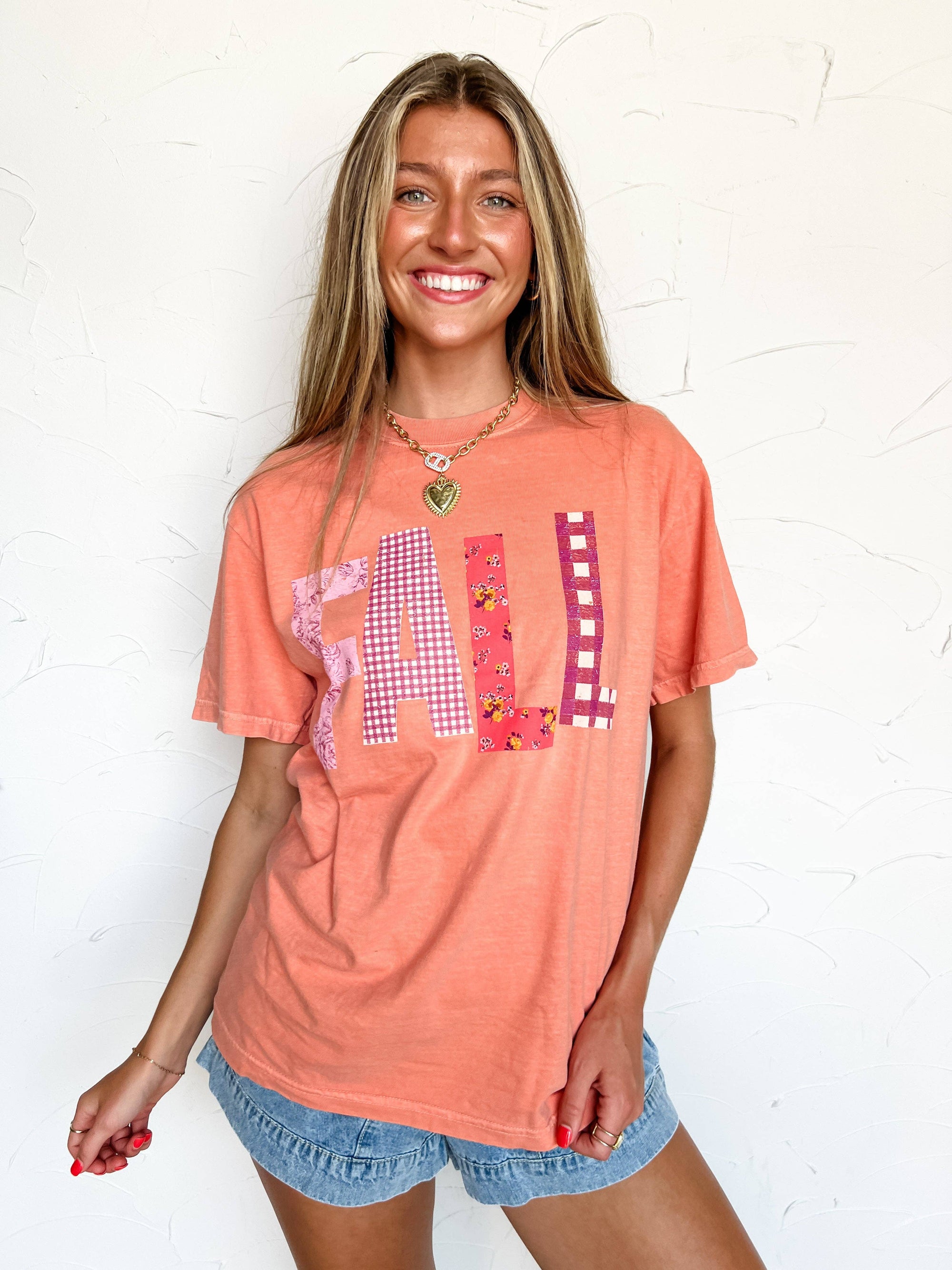Fall Picnic Patterned Tee
