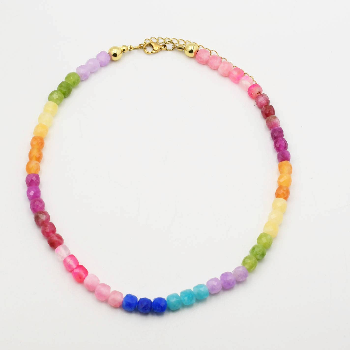 Over the Rainbow Gemstone Necklace