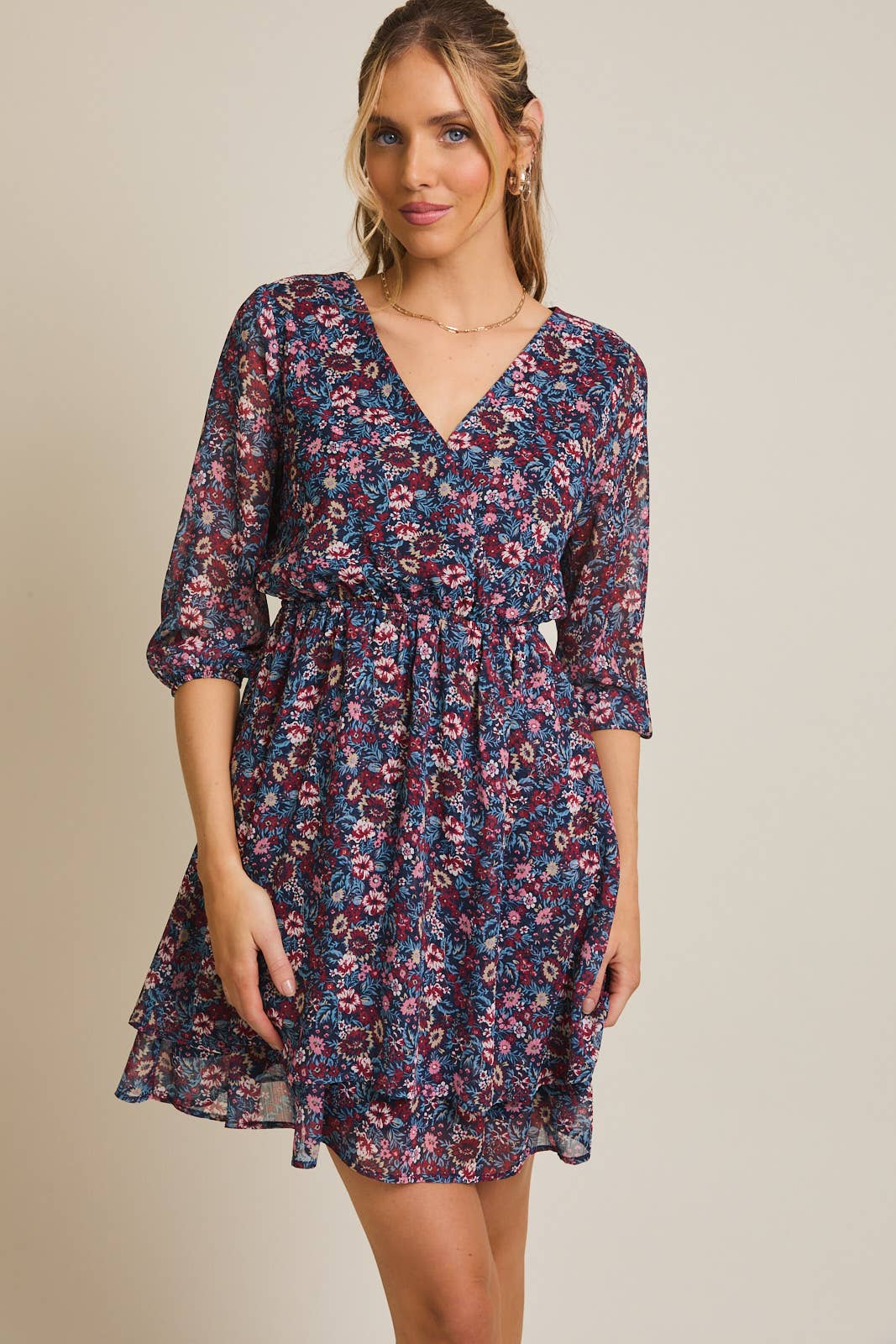 Midnight Blooms Dress