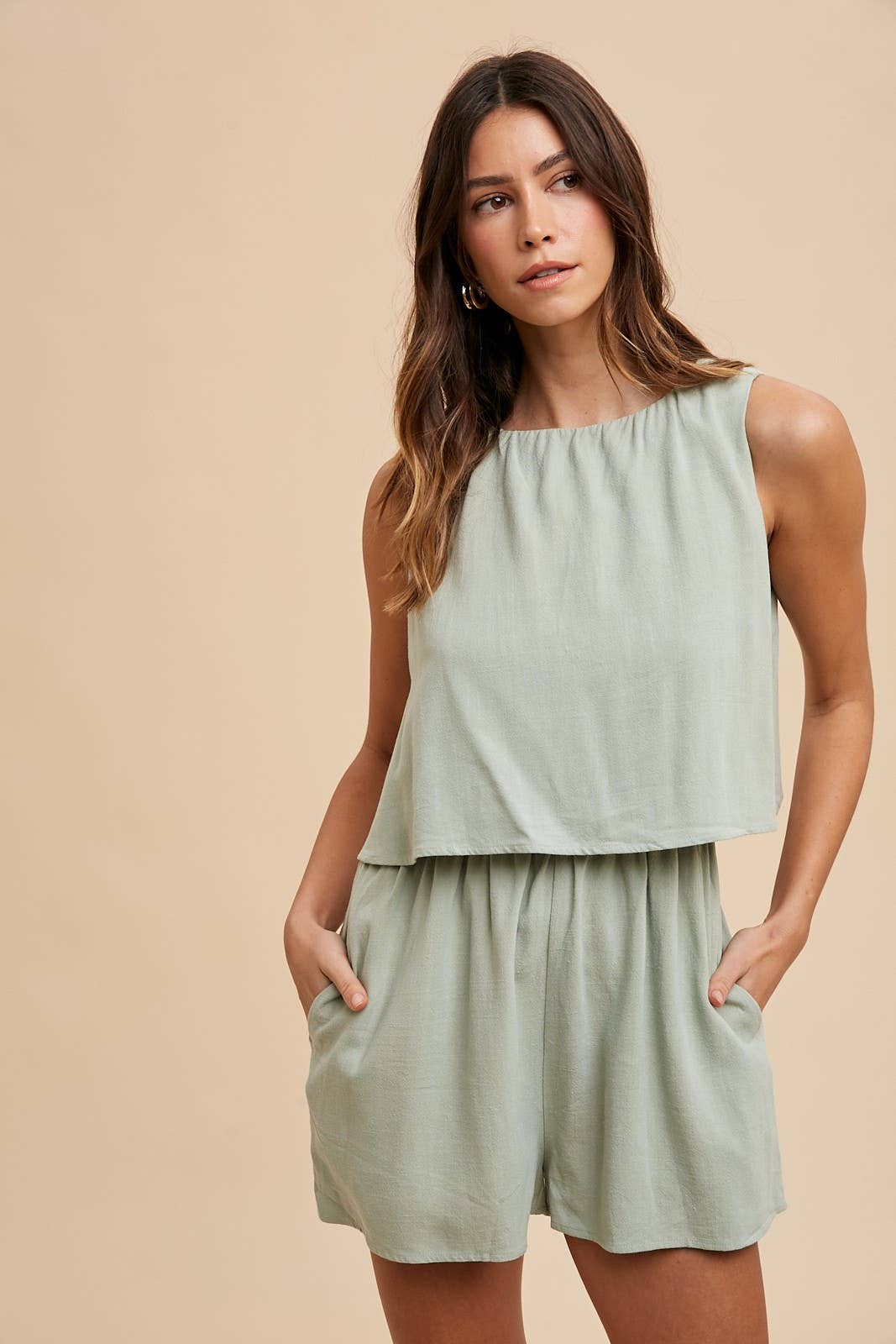 Pure Bliss Sage Romper