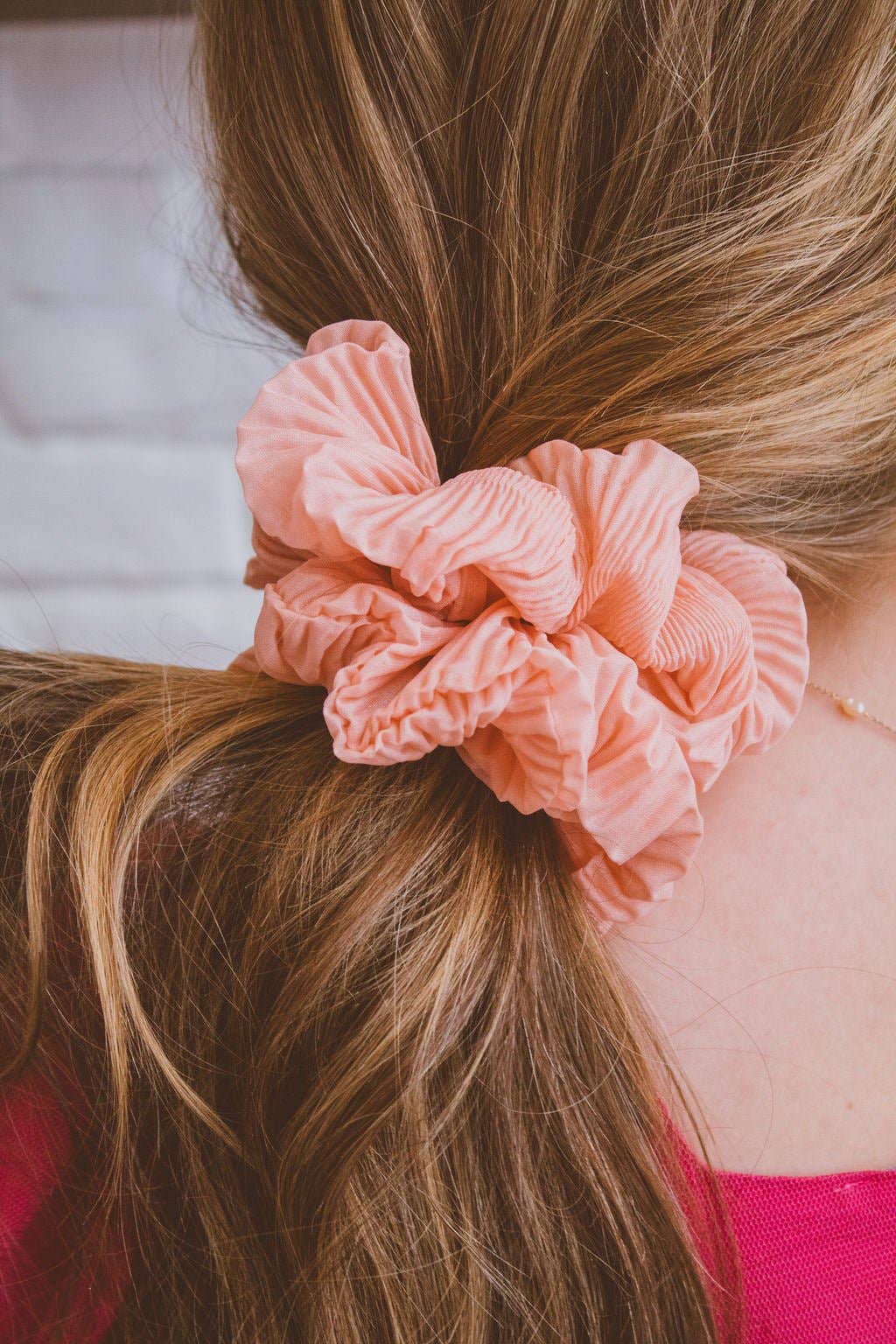 Blushing Jumbo Scrunchie