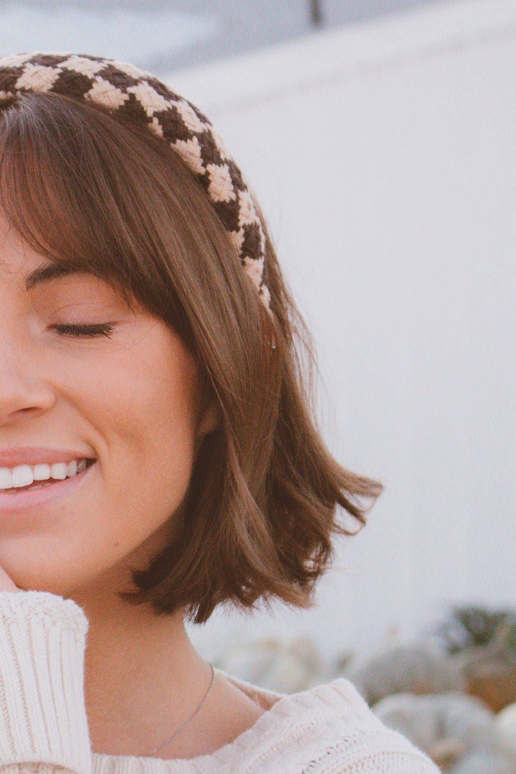 Cocoa Quilted Headband