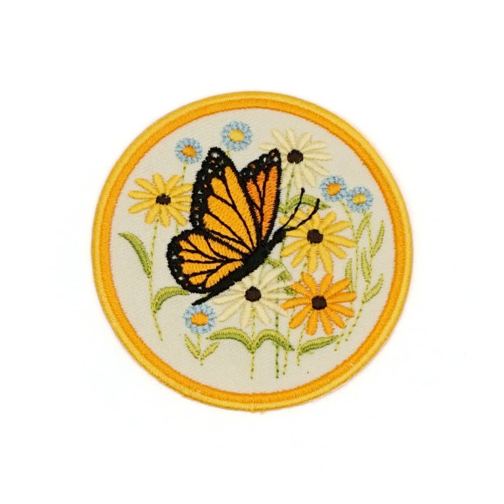 Butterfly & Flowers Patch