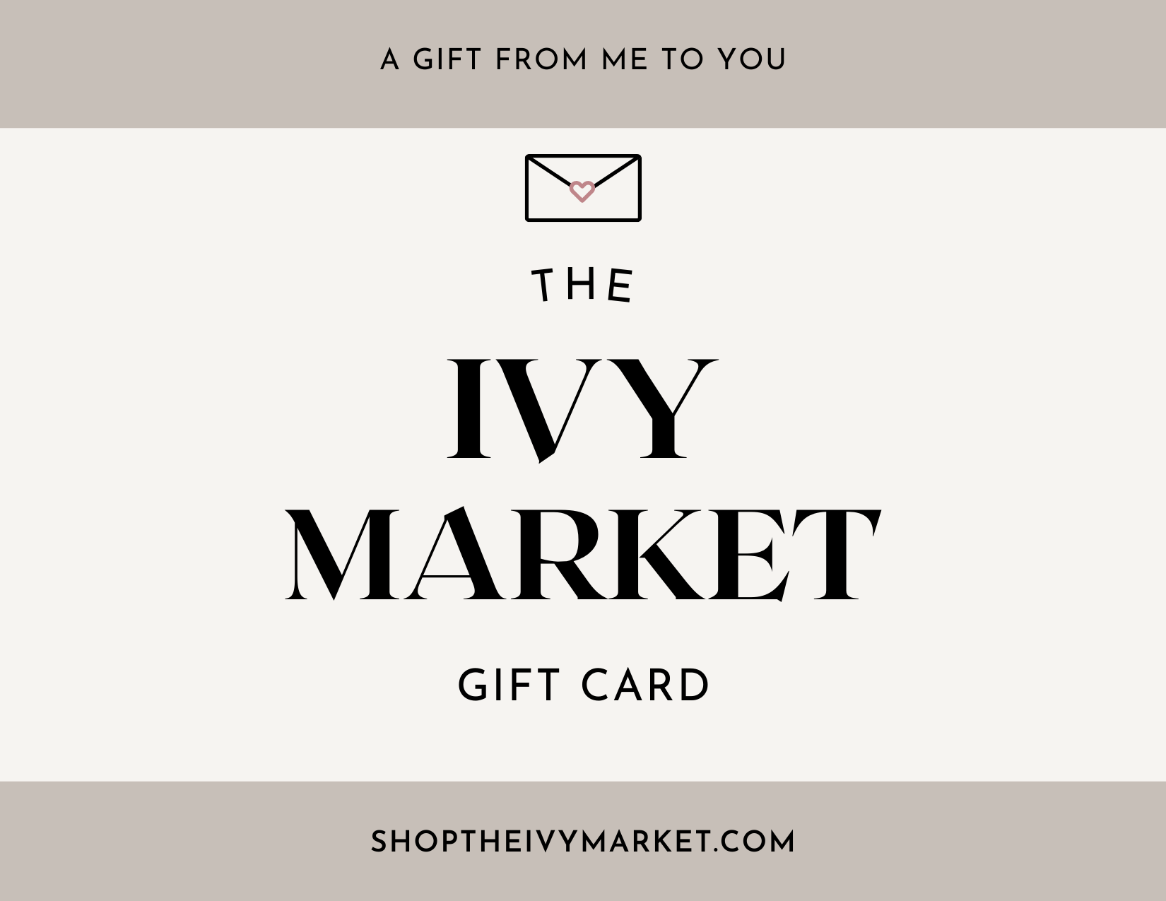 The Ivy Market Gift Card