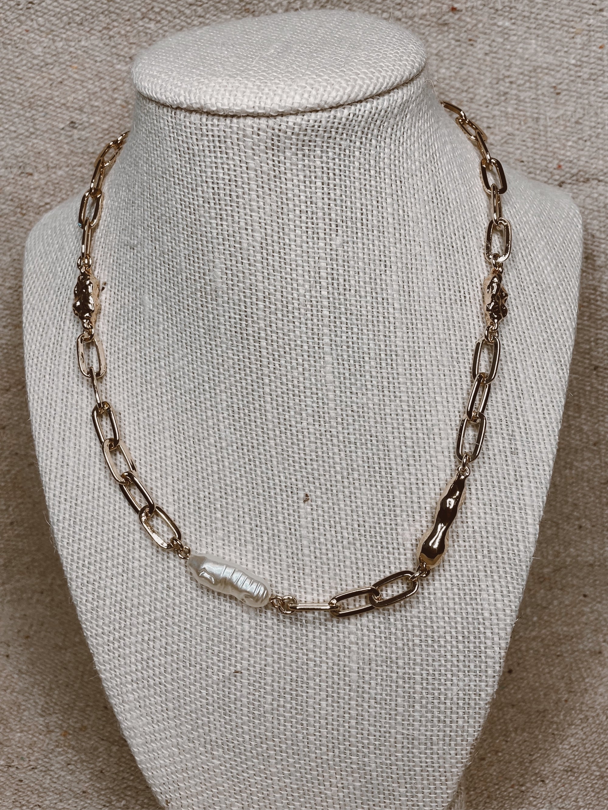 Gold Link Necklace