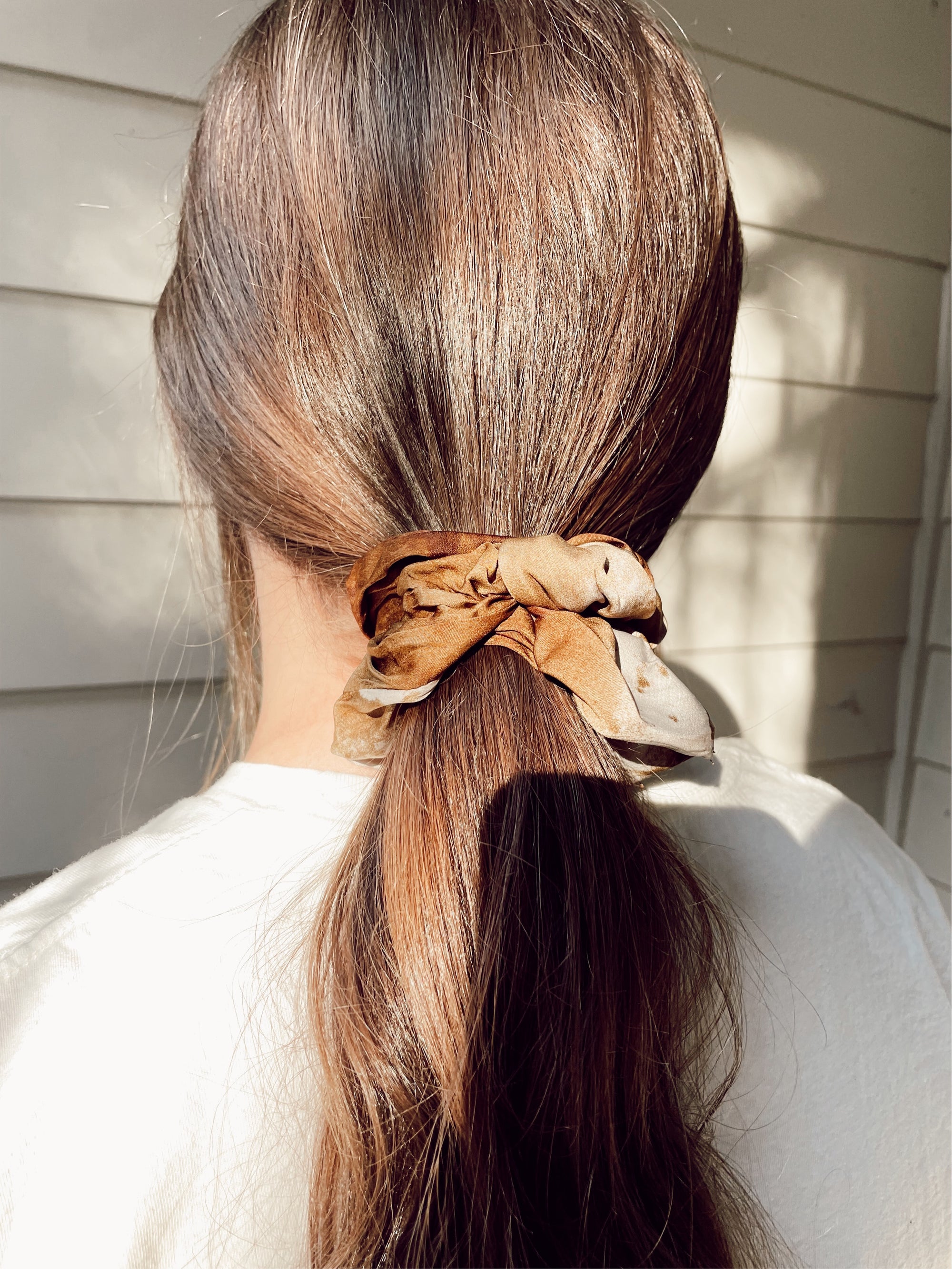 Silk Dyed Scrunchie