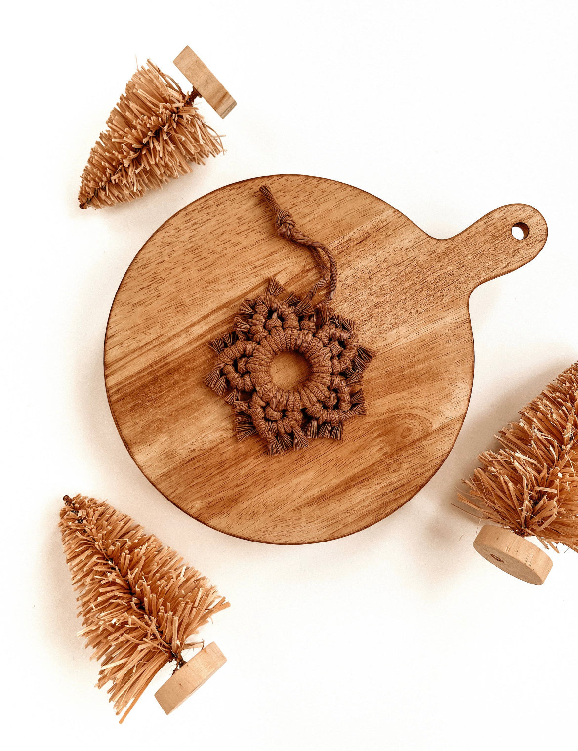 Macrame Snowflake Ornament