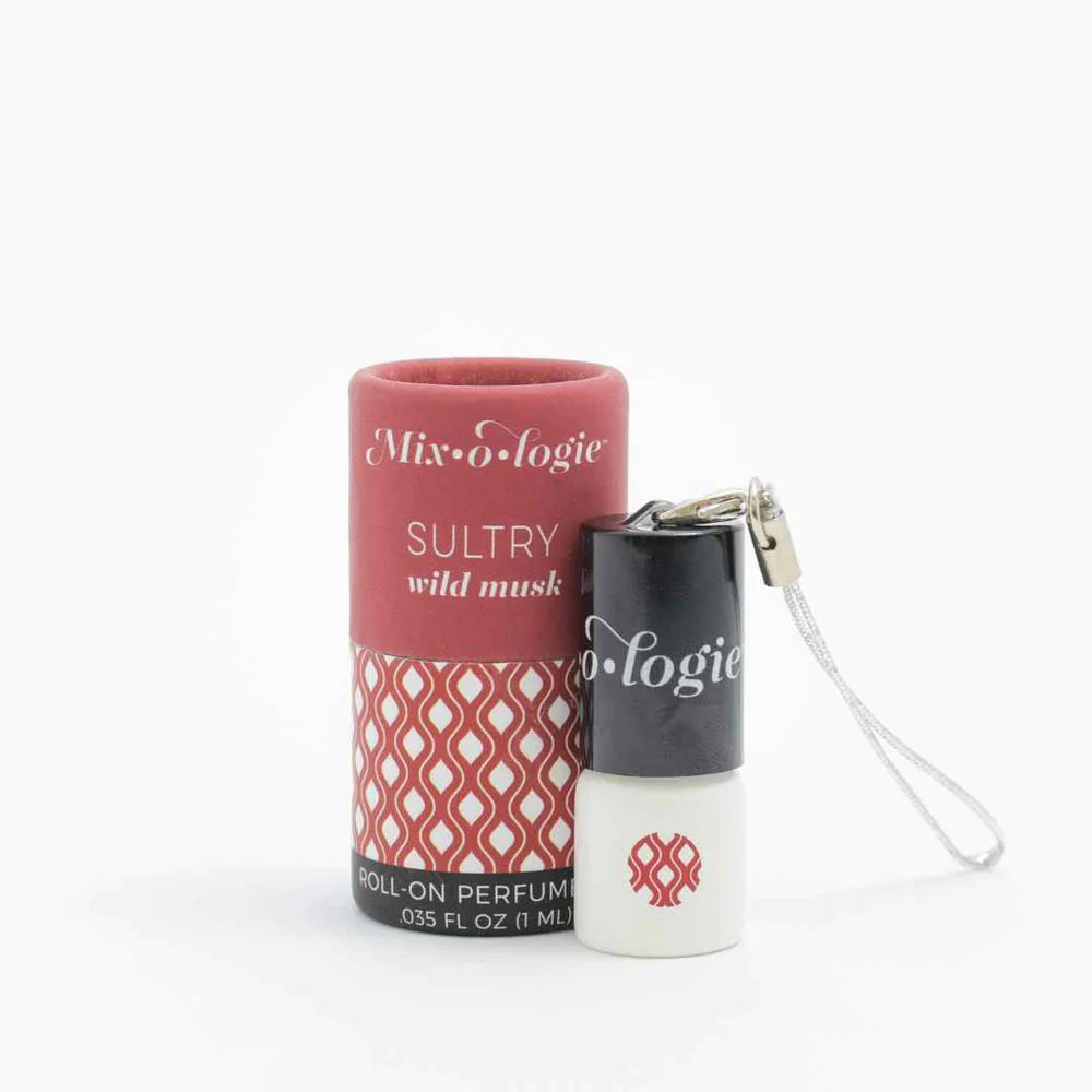 SULTRY (wild musk) Mini Rollerball Perfume Keychain